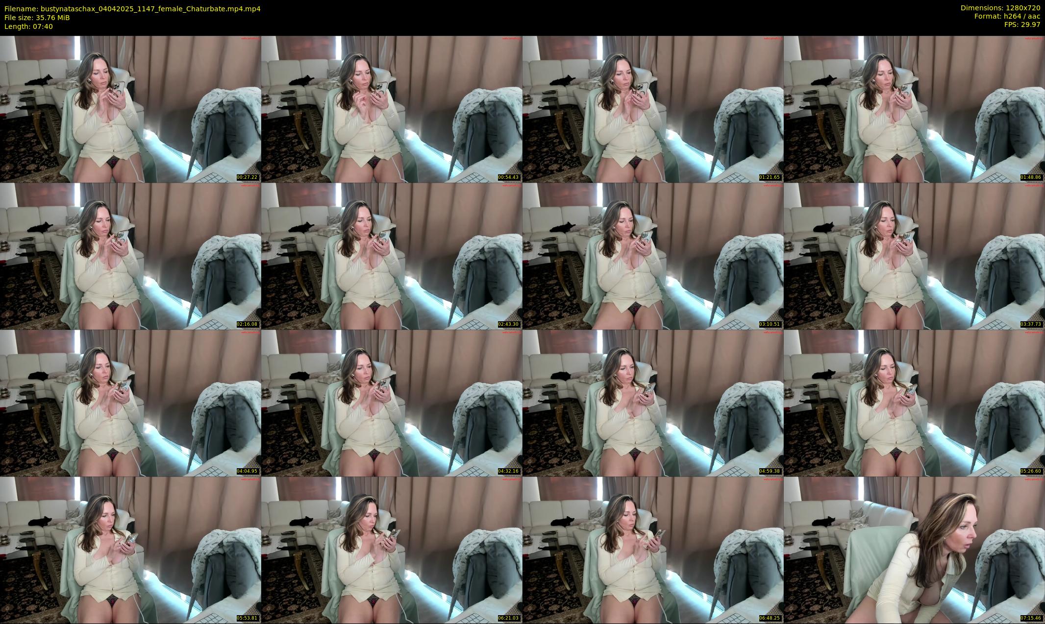 bustynataschax — 8 minute Chaturbate female cam show recording, 720p, Apr 4, 2025