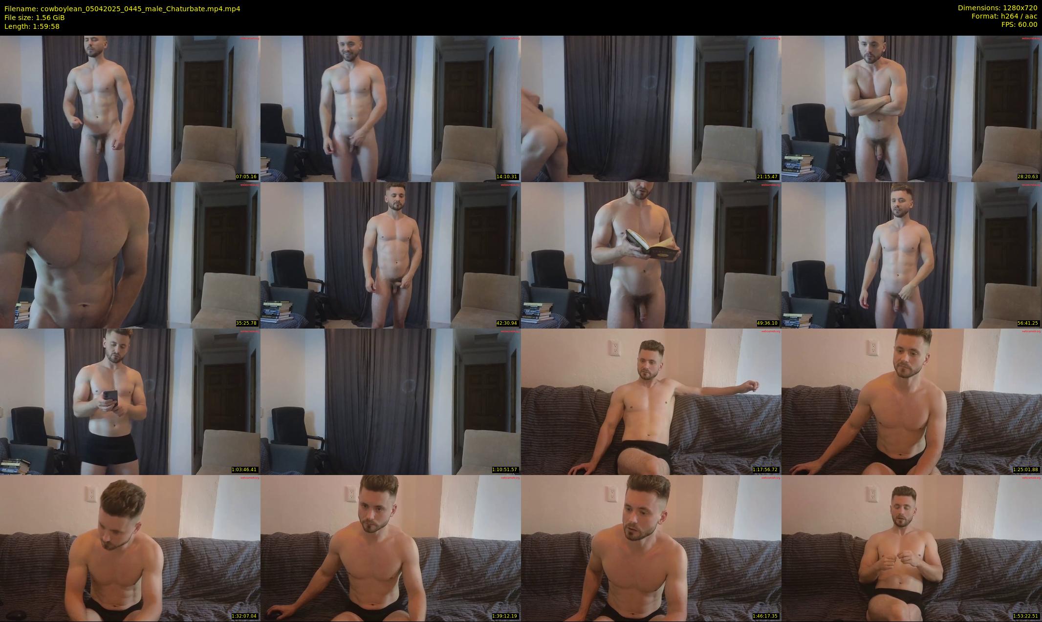 cowboylean — 120 minute Chaturbate male cam show recording, 720p, Apr 5, 2025