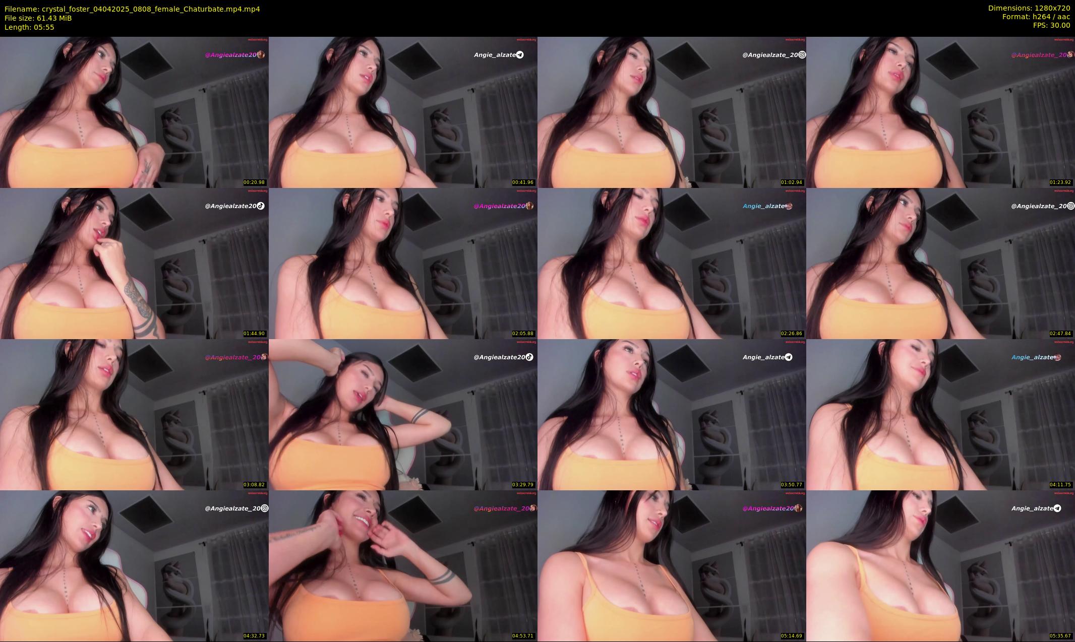 crystal_foster — 6 minute Chaturbate female cam show recording, 720p, Apr 4, 2025