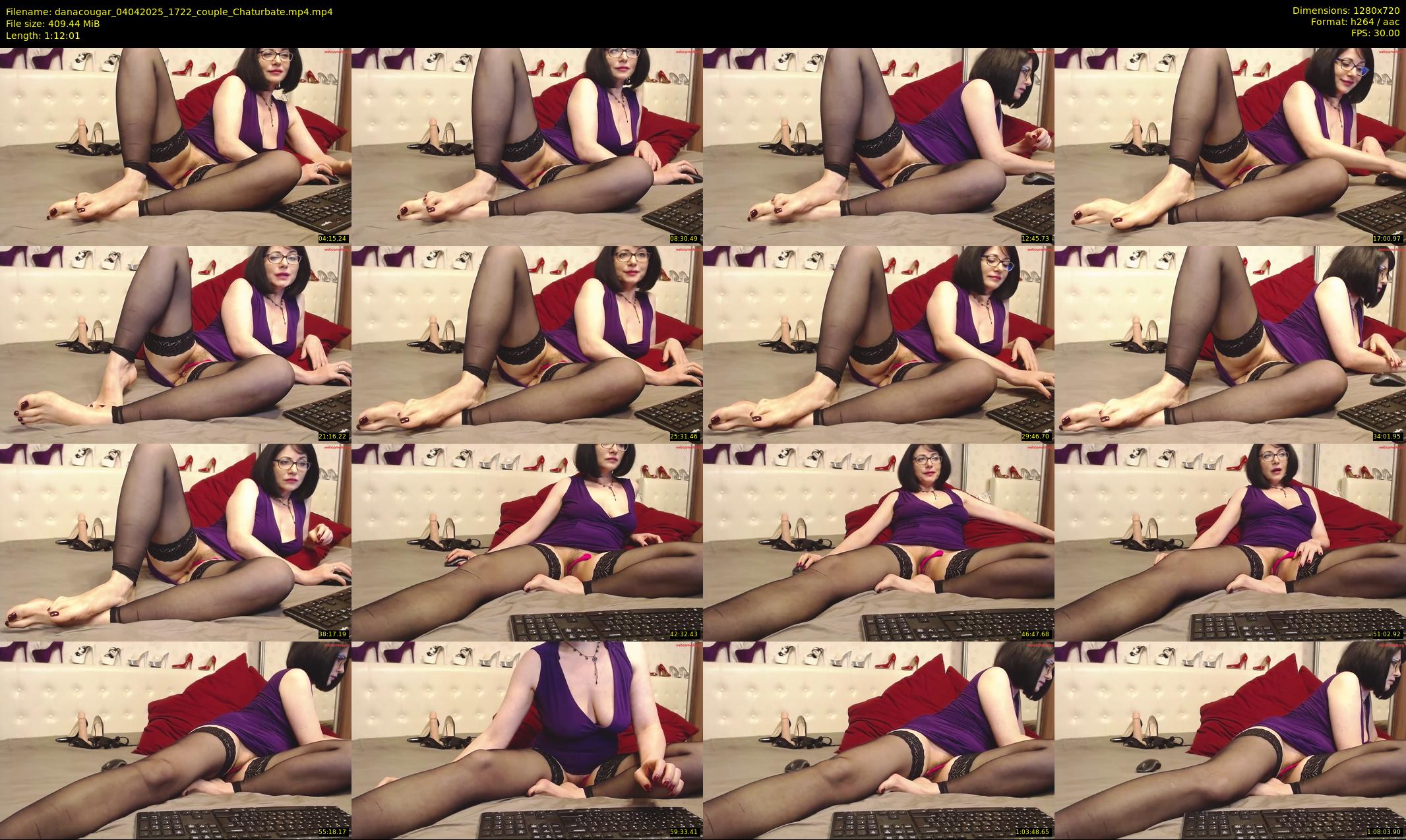 danacougar — 73 minute Chaturbate female cam show recording, 720p, Apr 4, 2025