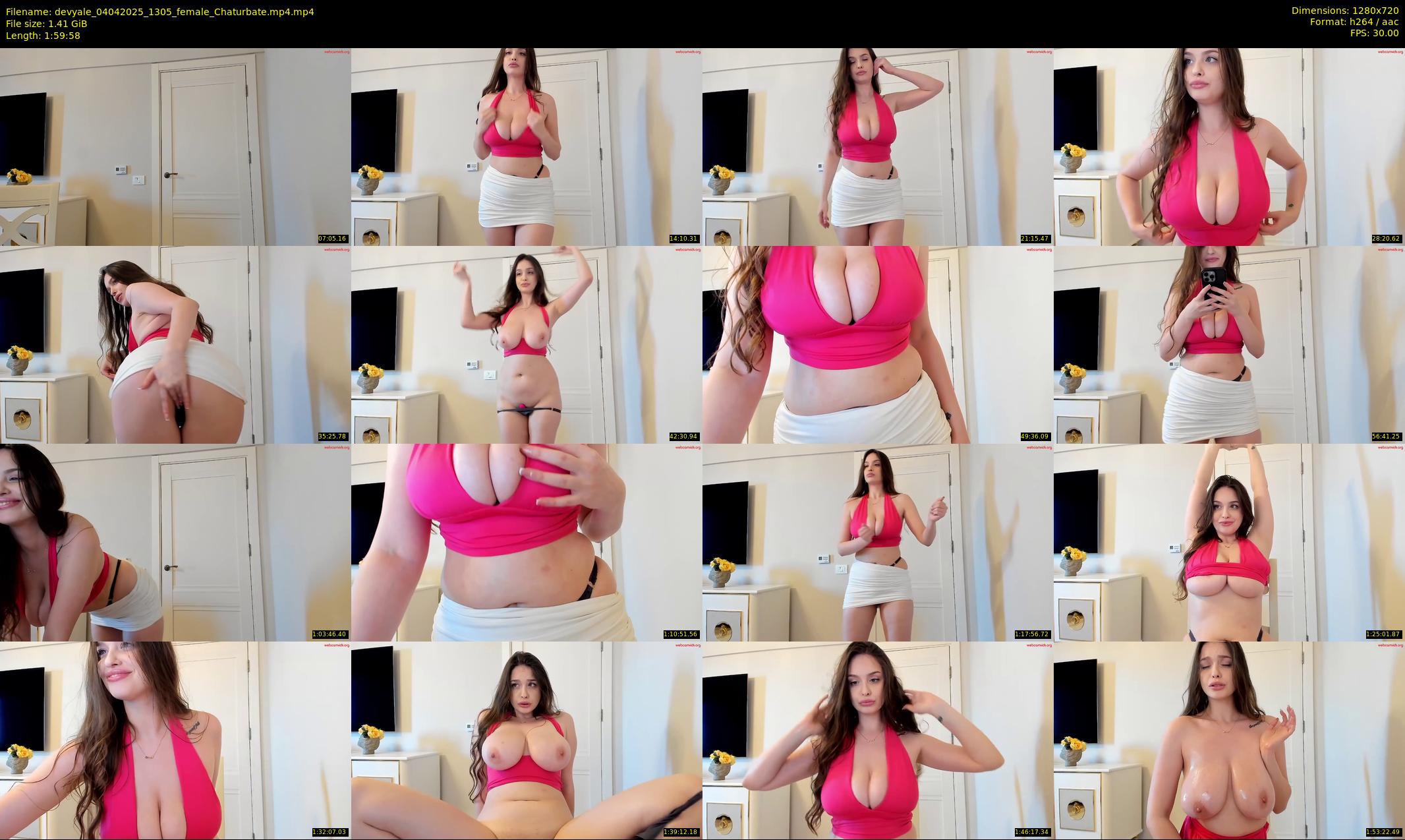 devyale — 120 minute Chaturbate female cam show recording, 720p, Apr 4, 2025