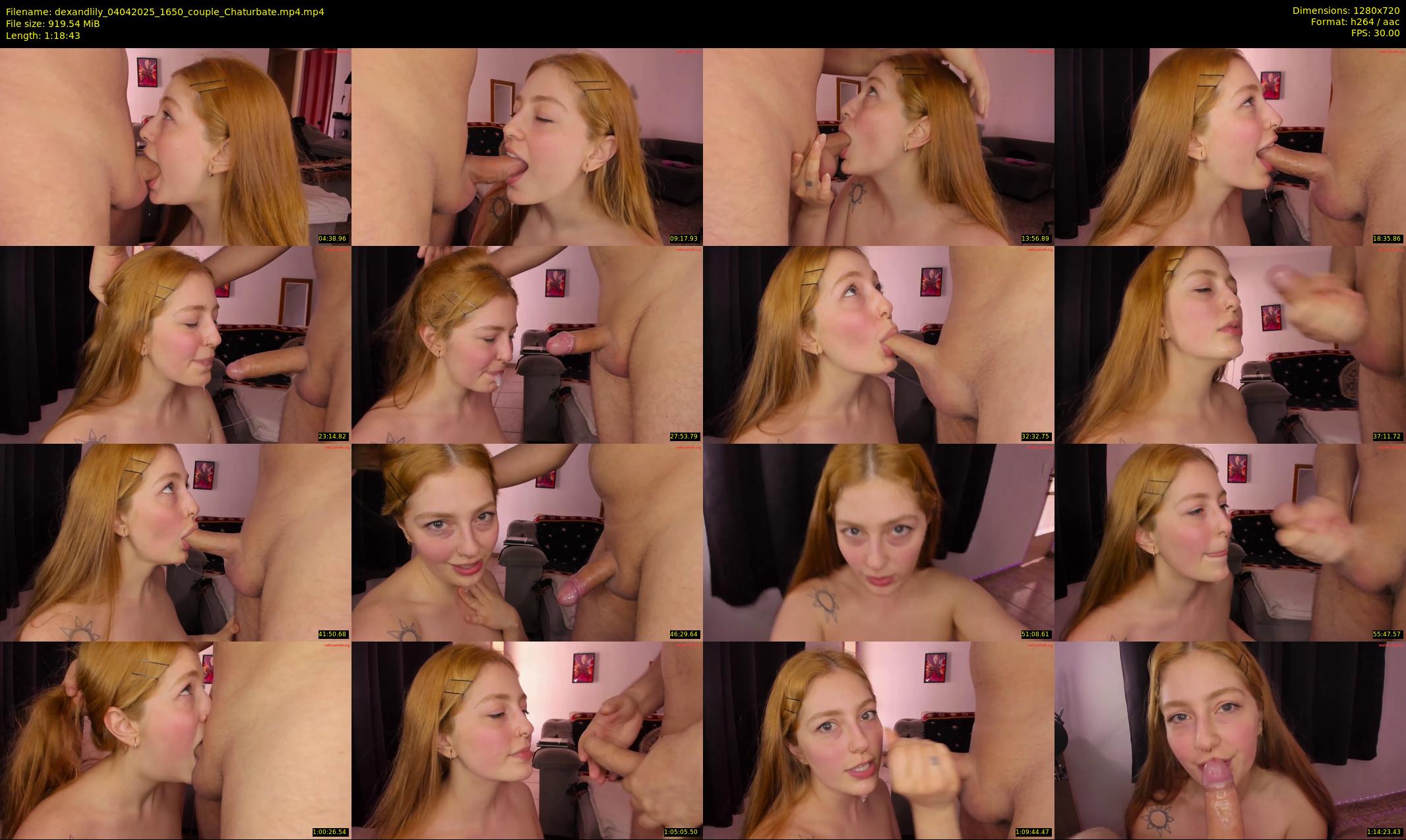 dexandlily — 79 minute Chaturbate couple cam show recording, 720p, Apr 4, 2025
