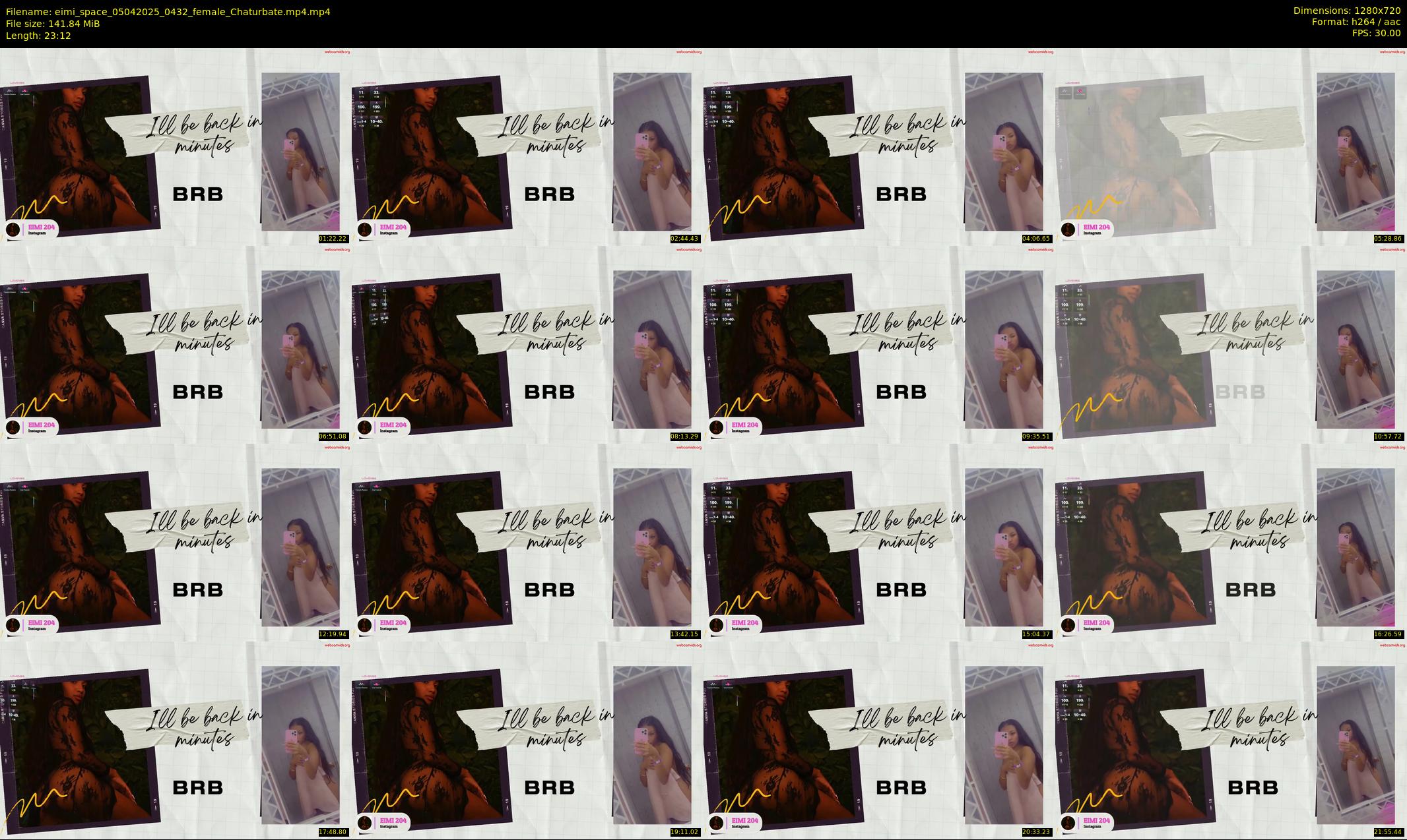 eimi_space — 24 minute Chaturbate female cam show recording, 720p, Apr 5, 2025