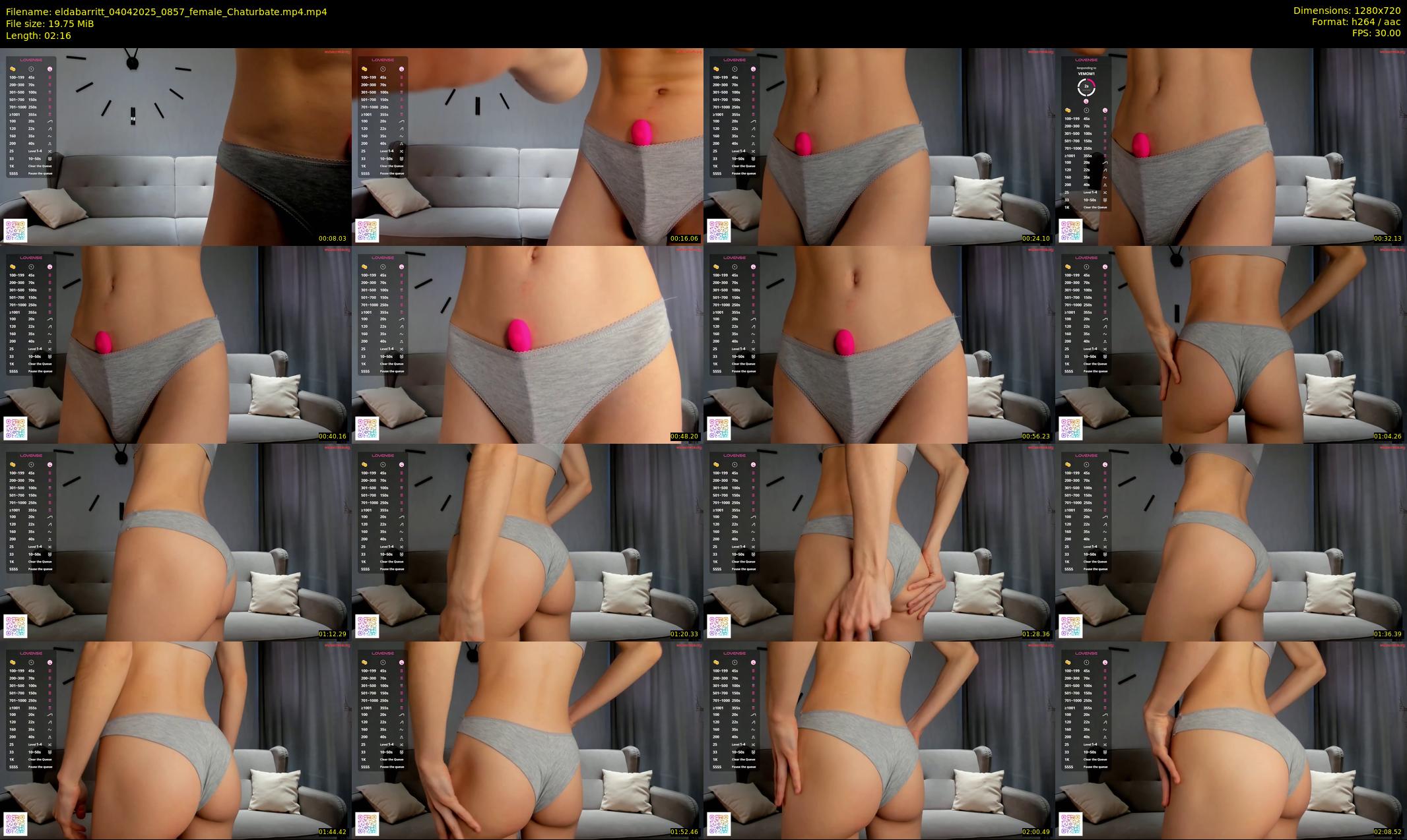 eldabarritt — 3 minute Chaturbate female cam show recording, 720p, Apr 4, 2025