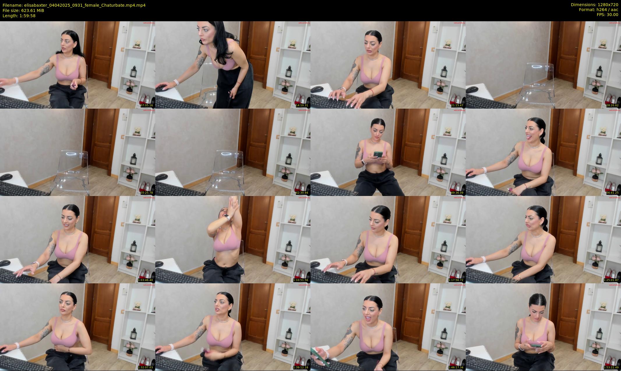 elisabaxter — 120 minute Chaturbate female cam show recording, 720p, Apr 4, 2025