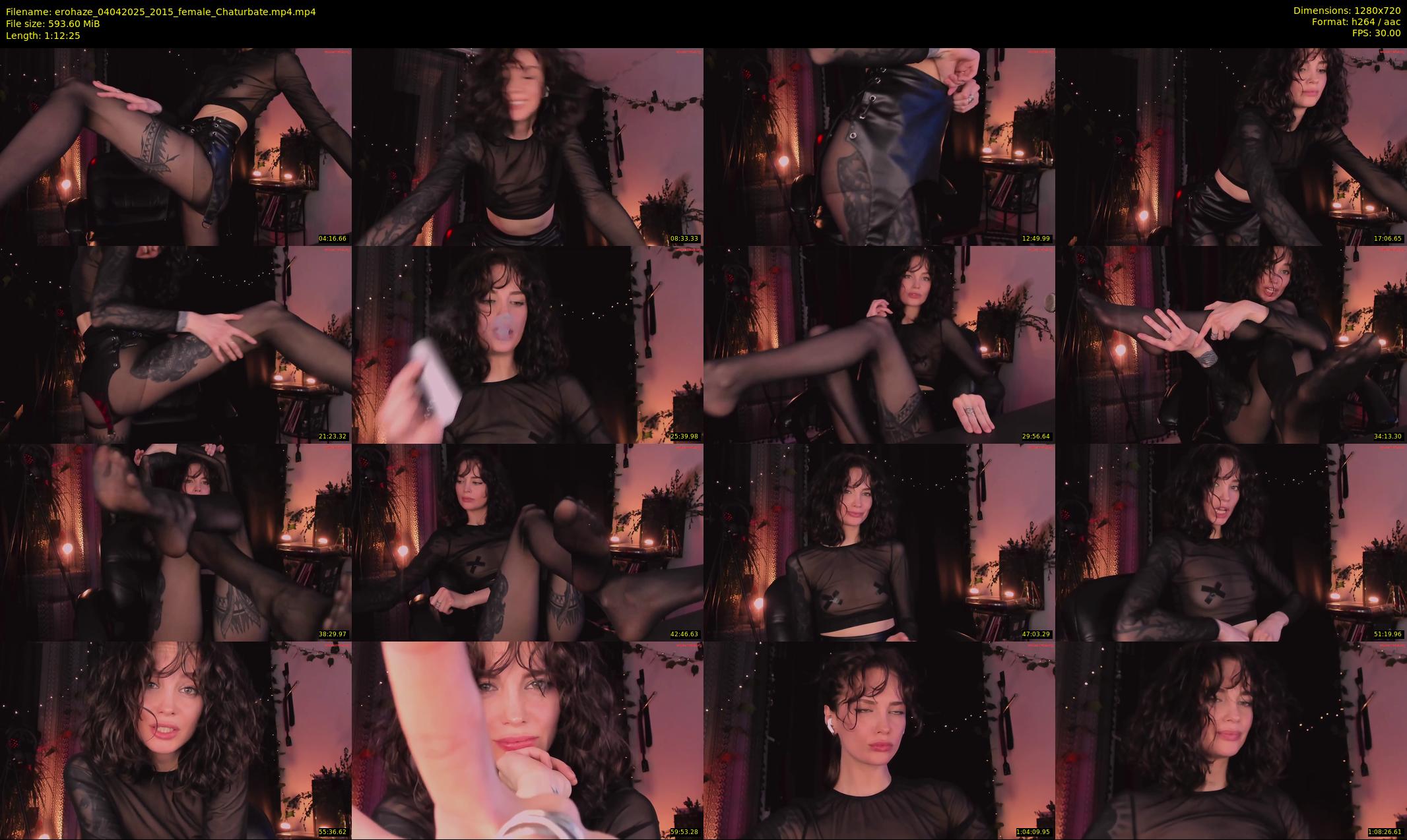 erohaze — 73 minute Chaturbate female cam show recording, 720p, Apr 4, 2025