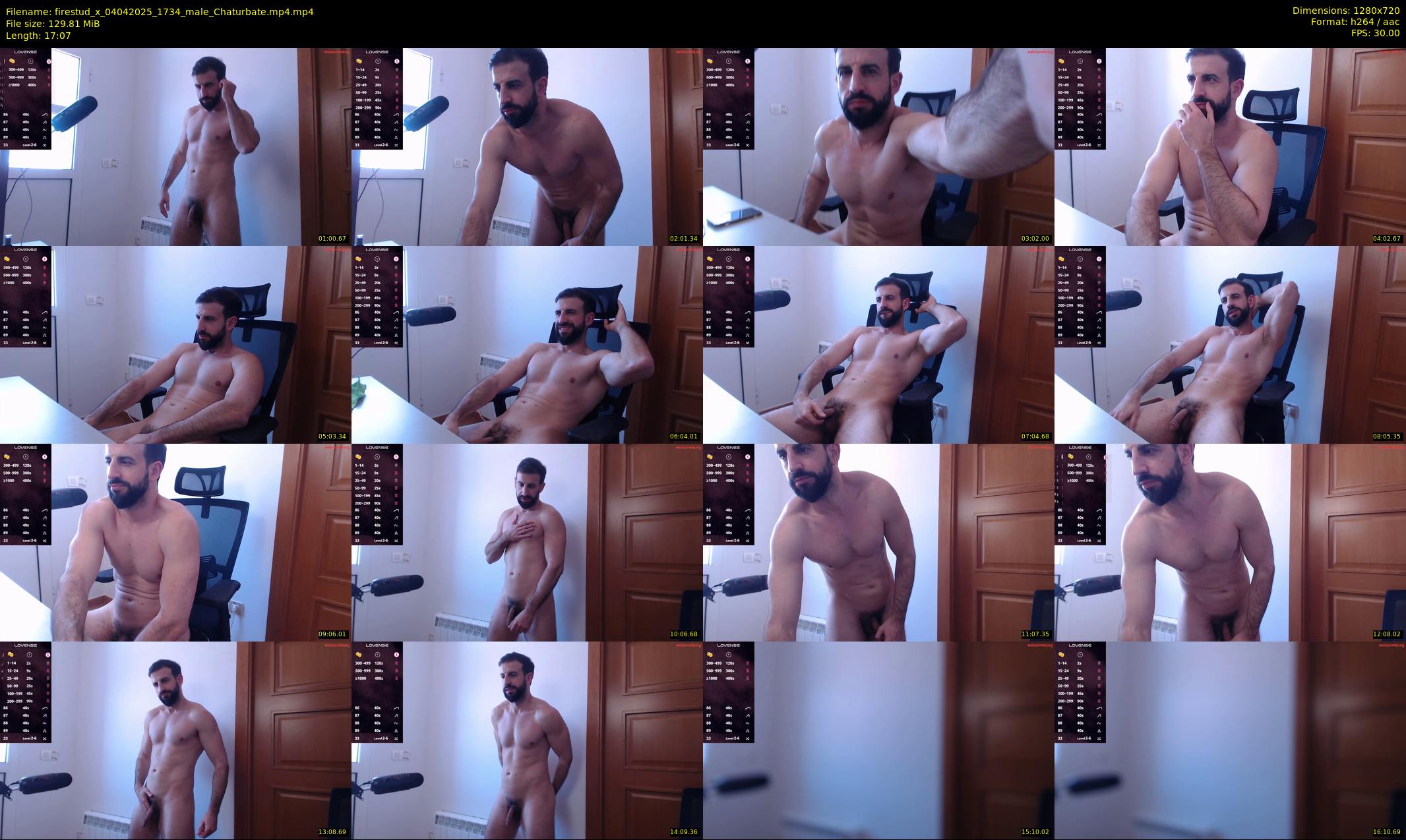 firestud_x — 18 minute Chaturbate male cam show recording, 720p, Apr 4, 2025