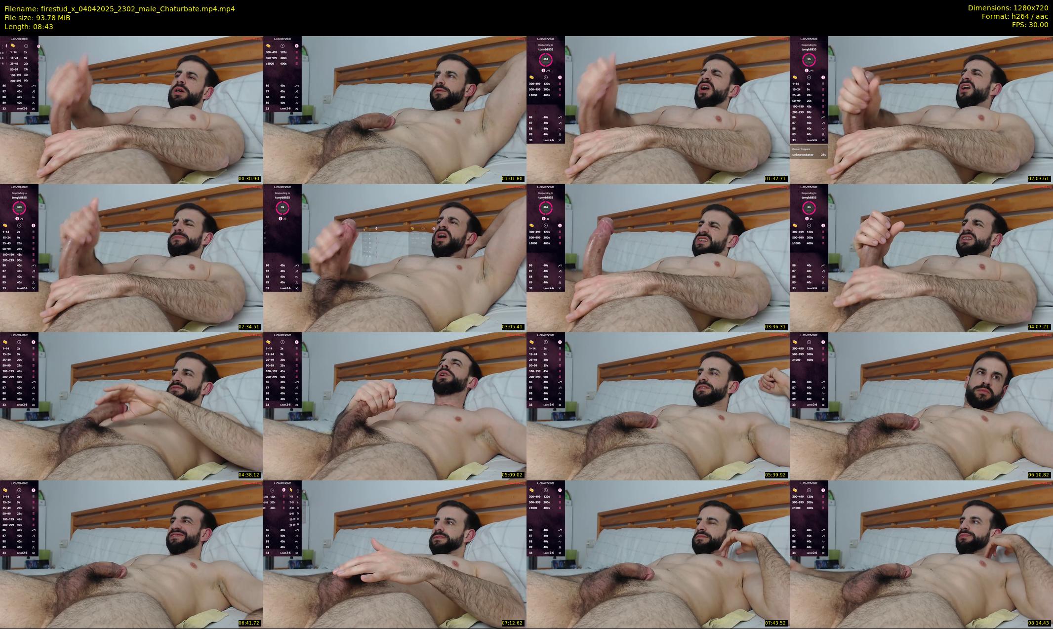 firestud_x — 9 minute Chaturbate male cam show recording, 720p, Apr 4, 2025