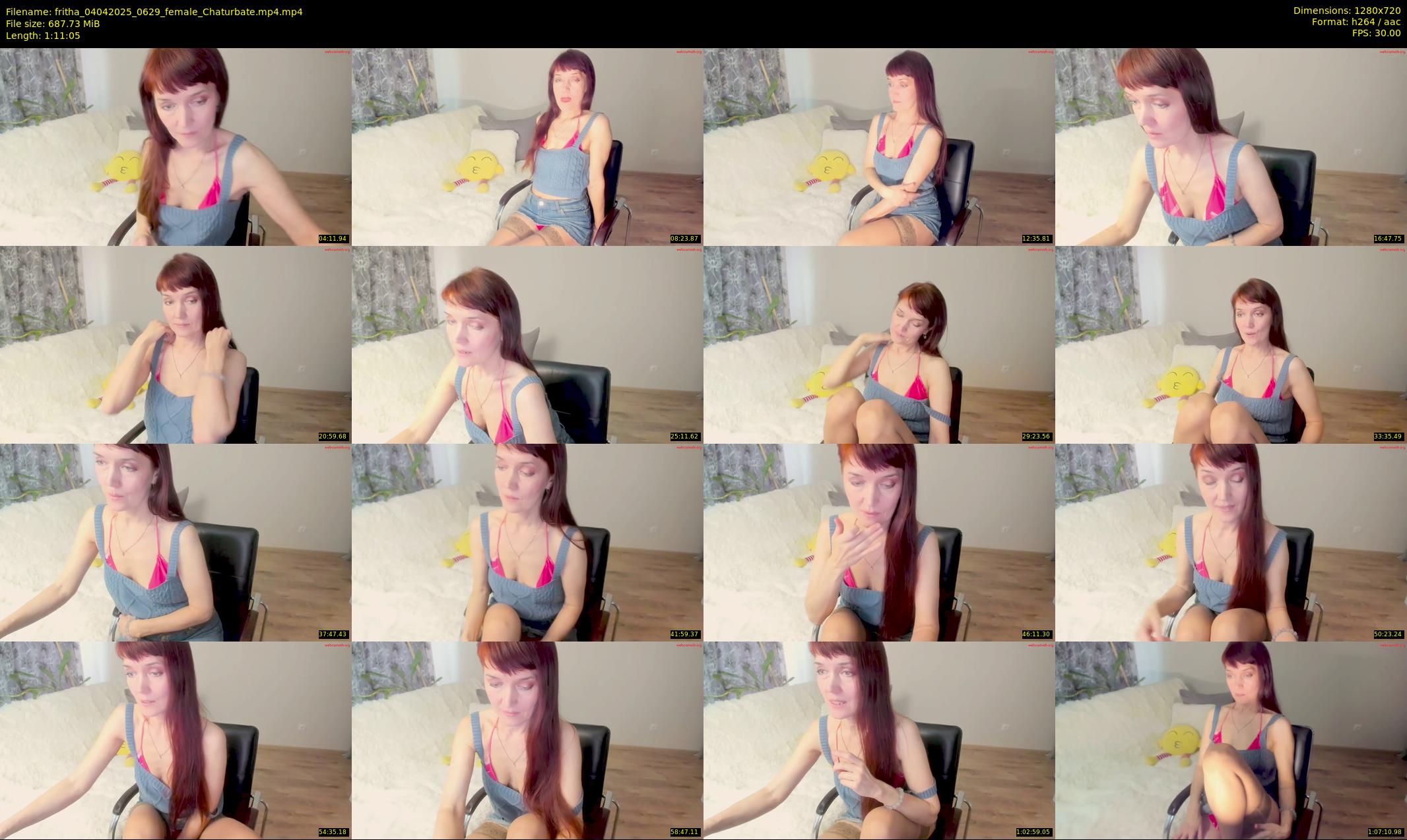 fritha — 72 minute Chaturbate female cam show recording, 720p, Apr 4, 2025