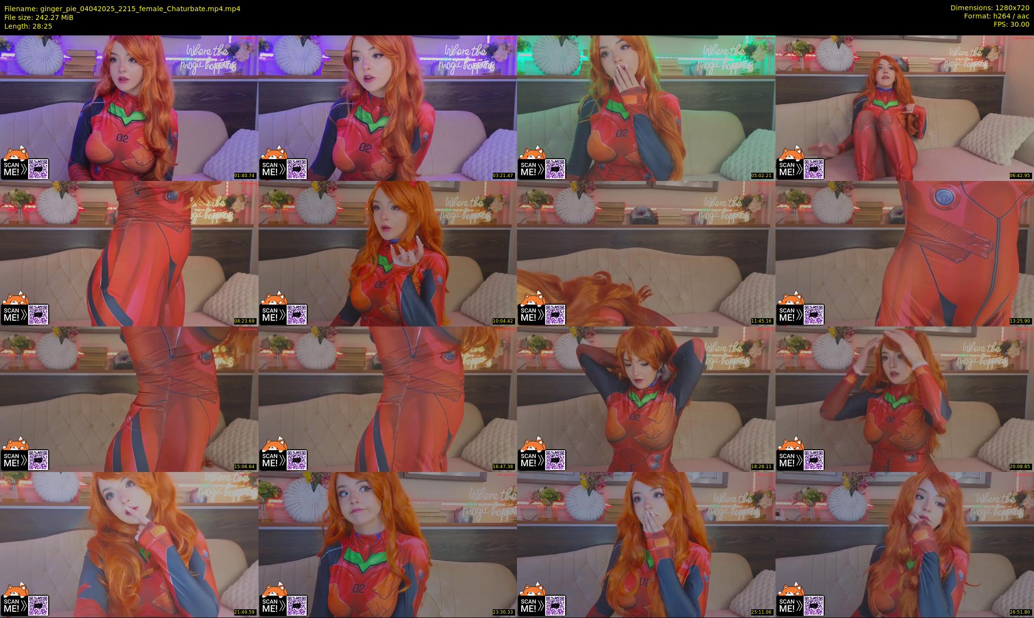 ginger_pie — 29 minute Chaturbate female cam show recording, 720p, Apr 4, 2025