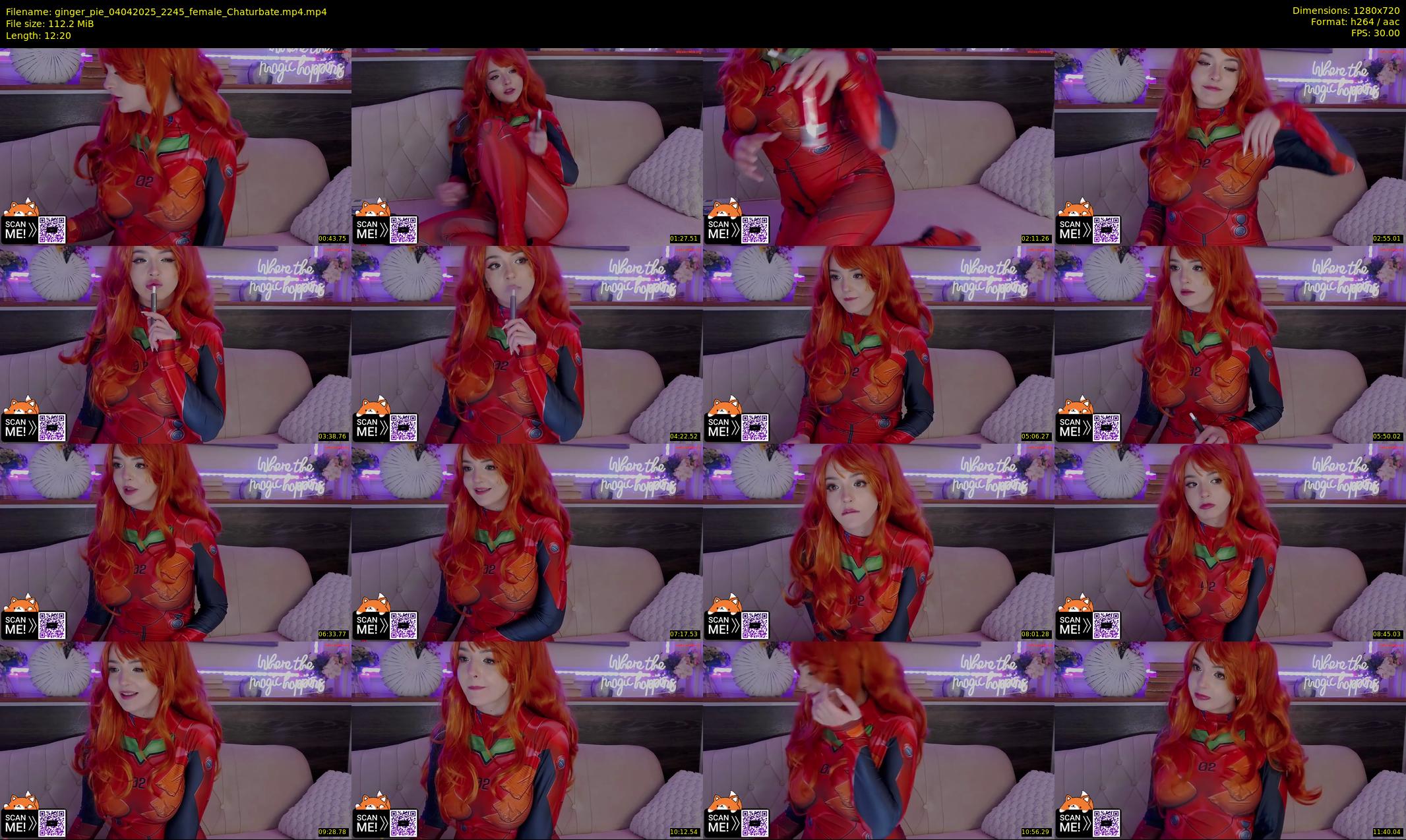 ginger_pie — 13 minute Chaturbate female cam show recording, 720p, Apr 4, 2025
