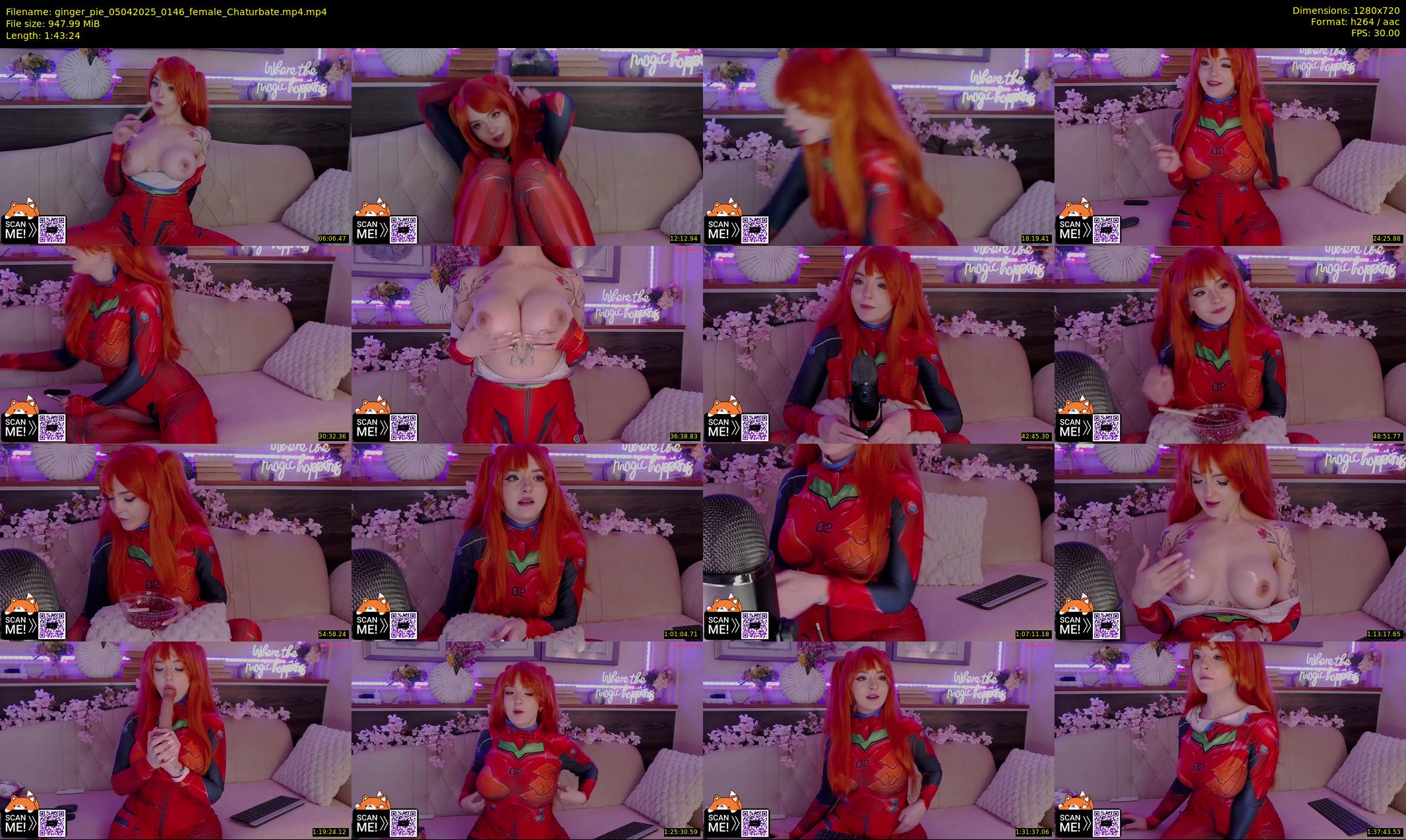 ginger_pie — 104 minute Chaturbate female cam show recording, 720p, Apr 5, 2025