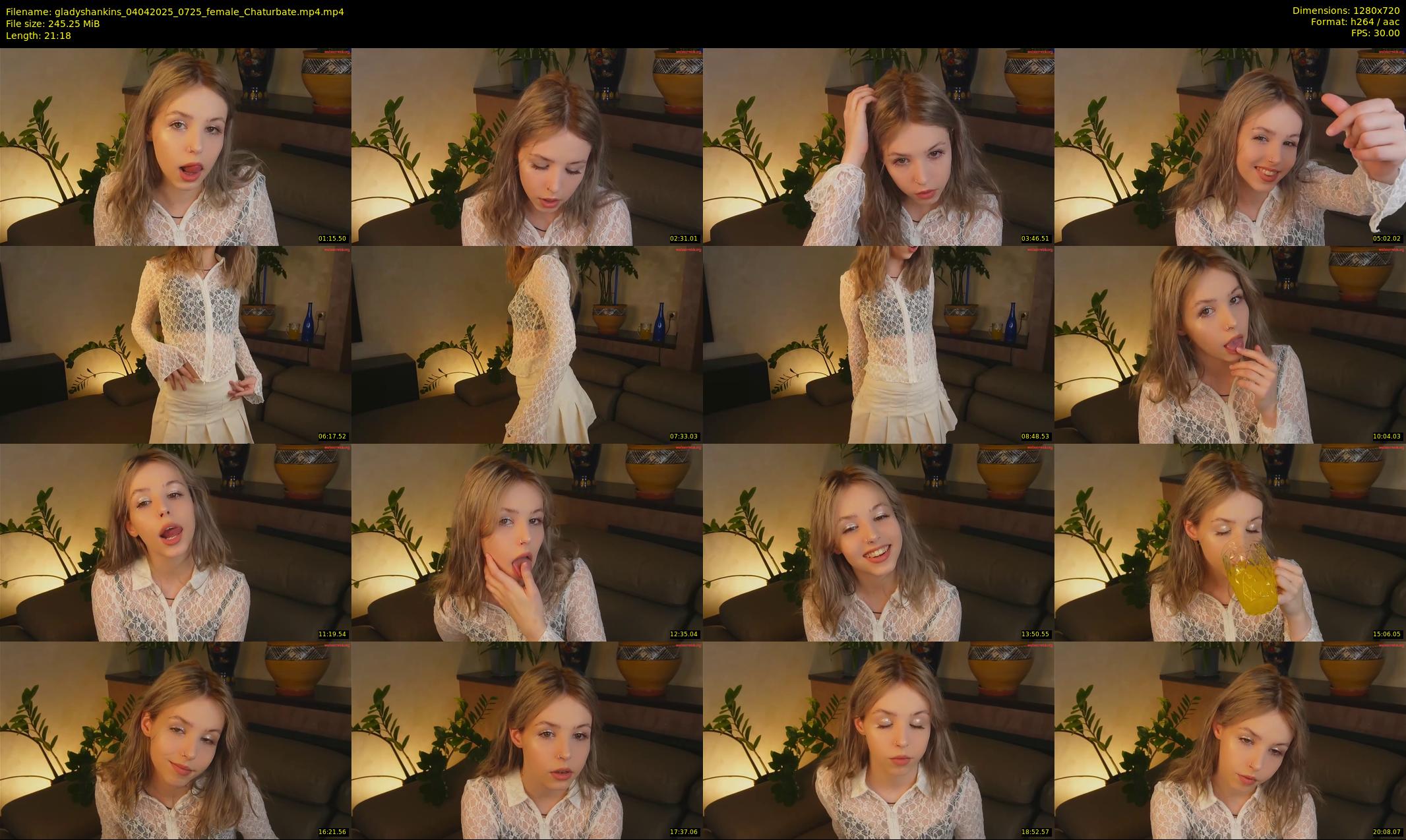 gladyshankins — 22 minute Chaturbate female cam show recording, 720p, Apr 4, 2025