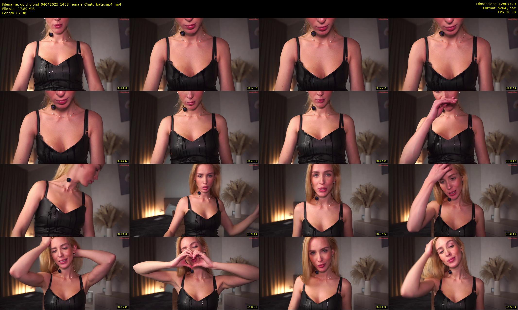 gold_blond — 3 minute Chaturbate female cam show recording, 720p, Apr 4, 2025