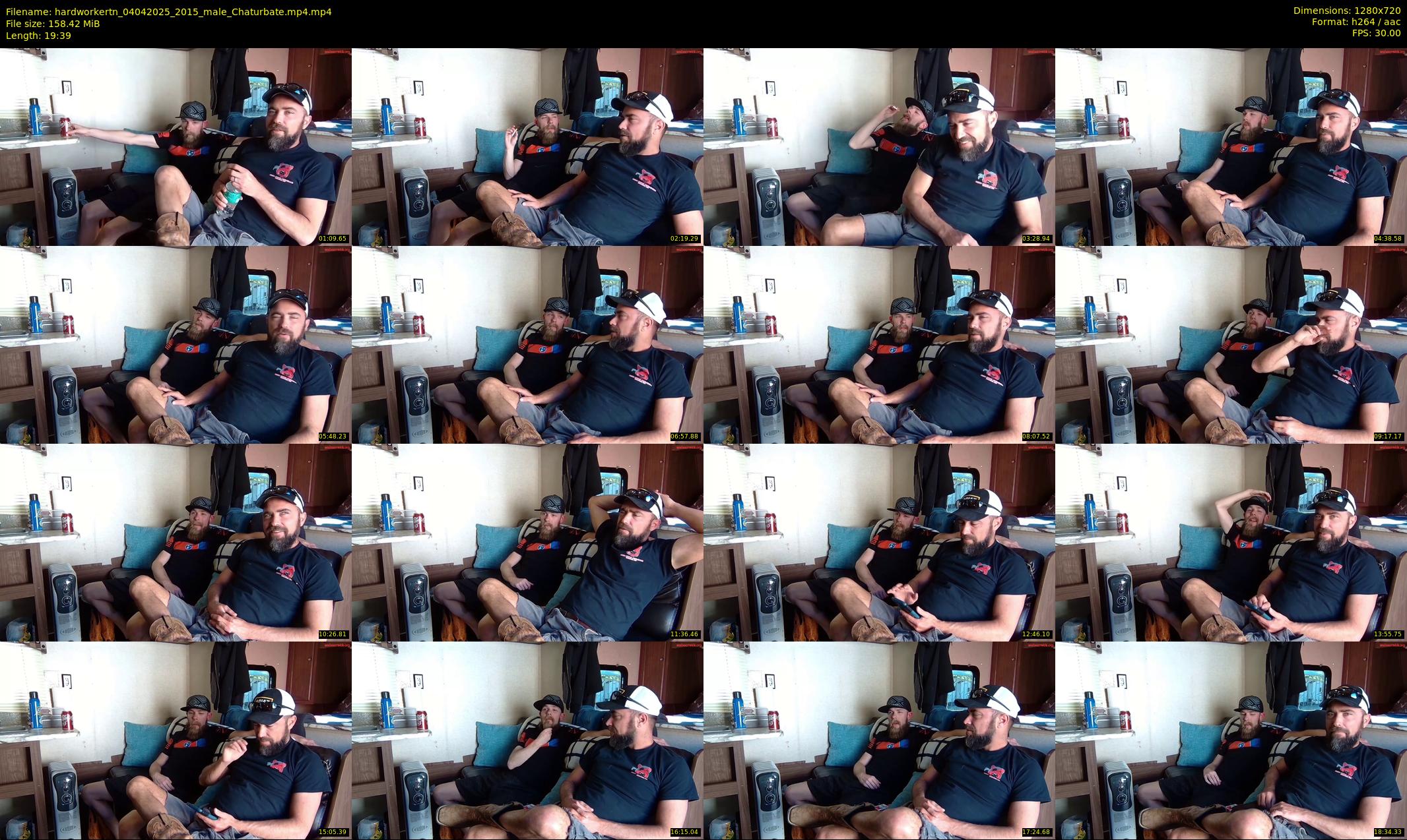 hardworkertn — 20 minute Chaturbate male cam show recording, 720p, Apr 4, 2025