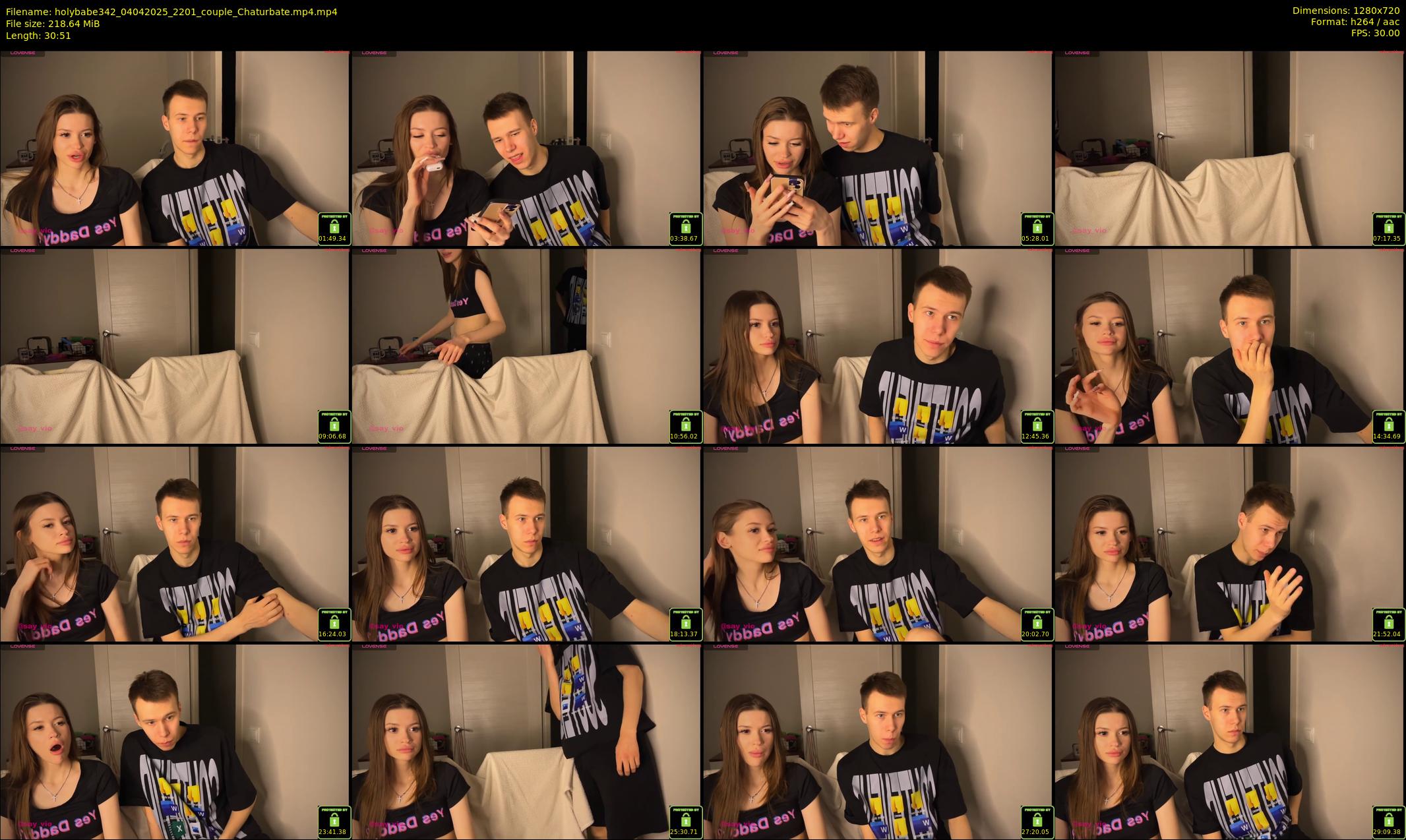 holybabe342 — 31 minute Chaturbate couple cam show recording, 720p, Apr 4, 2025