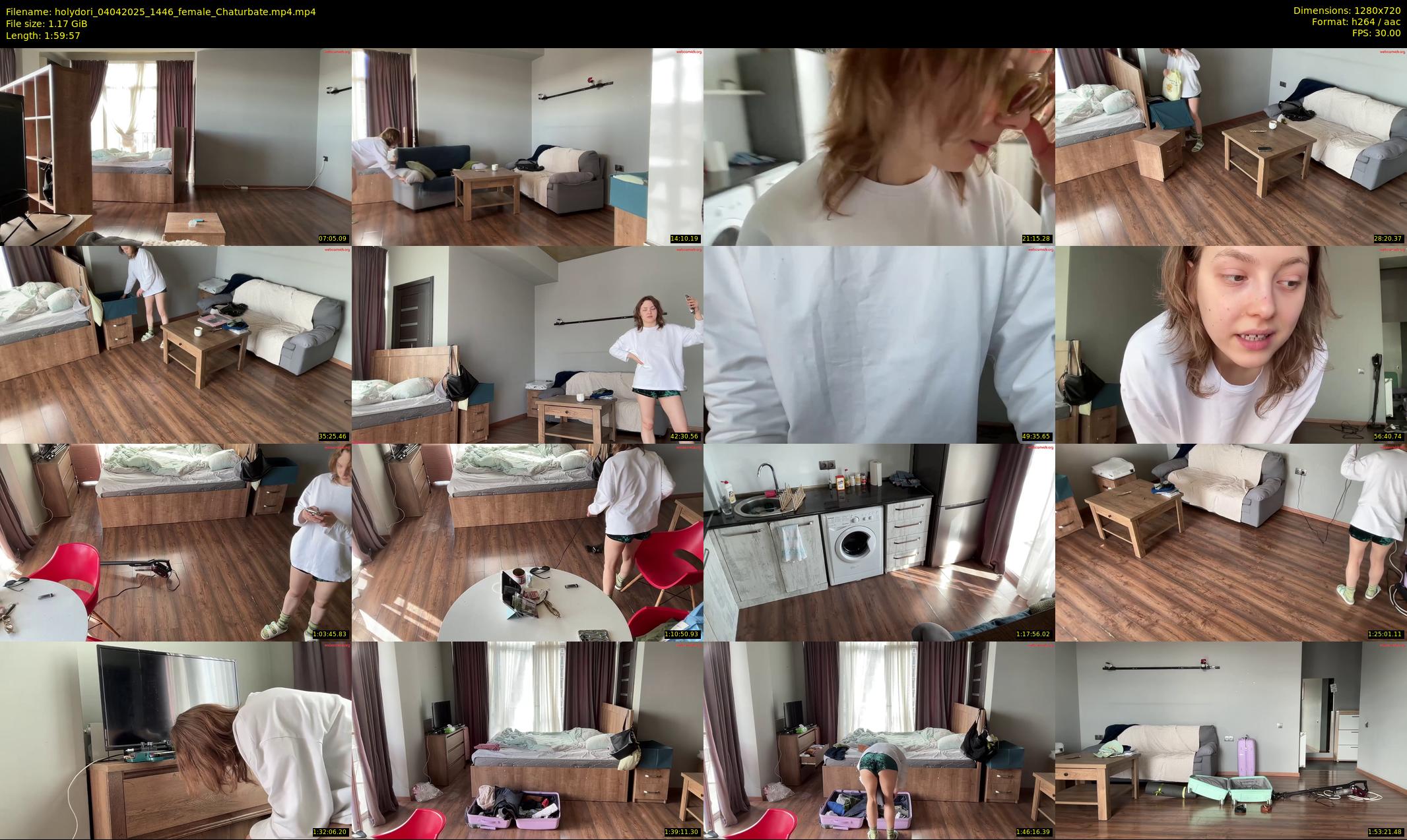 holydori — 120 minute Chaturbate female cam show recording, 720p, Apr 4, 2025