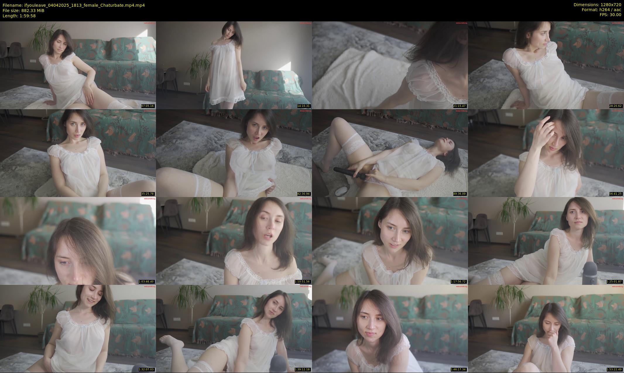 ifyouleave — 120 minute Chaturbate female cam show recording, 720p, Apr 4, 2025