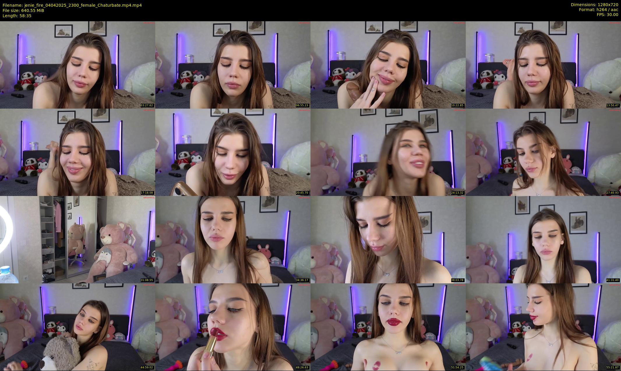 jenie_fire — 59 minute Chaturbate female cam show recording, 720p, Apr 4, 2025