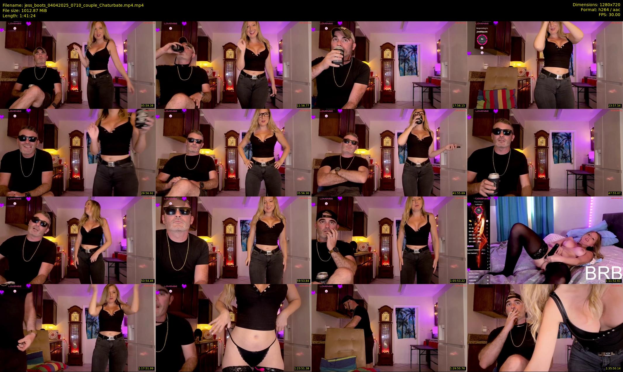 jess_boots — 102 minute Chaturbate female cam show recording, 720p, Apr 4, 2025