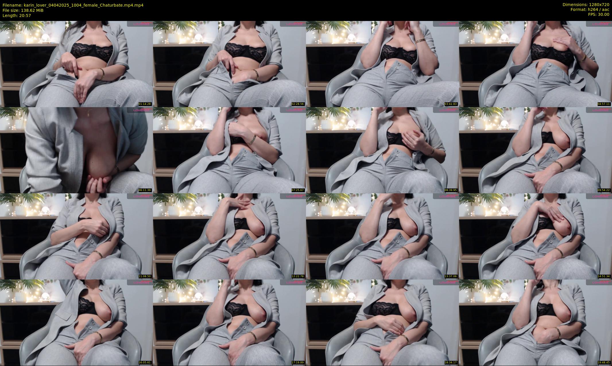 karin_lover — 21 minute Chaturbate female cam show recording, 720p, Apr 4, 2025