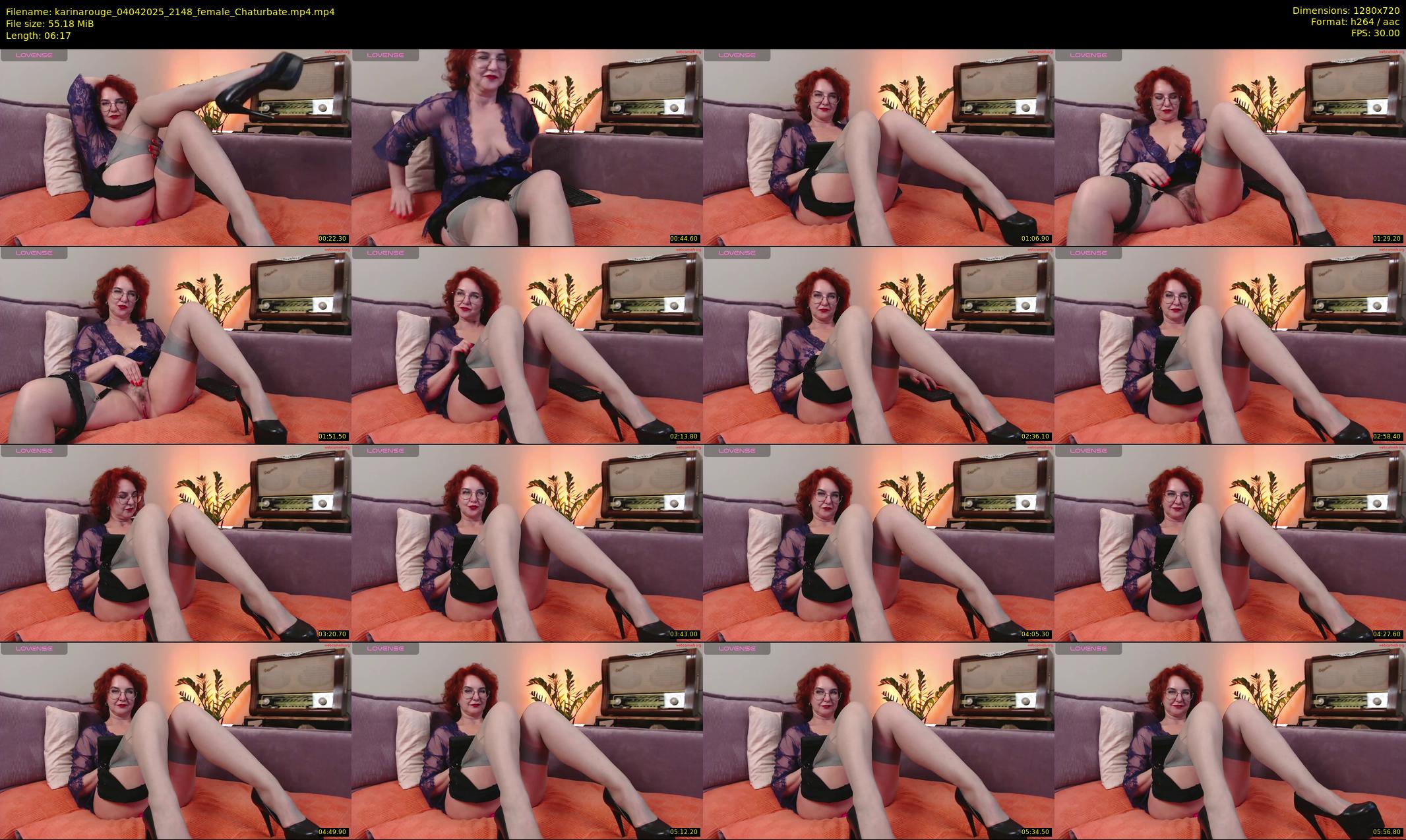 karinarouge — 7 minute Chaturbate female cam show recording, 720p, Apr 4, 2025