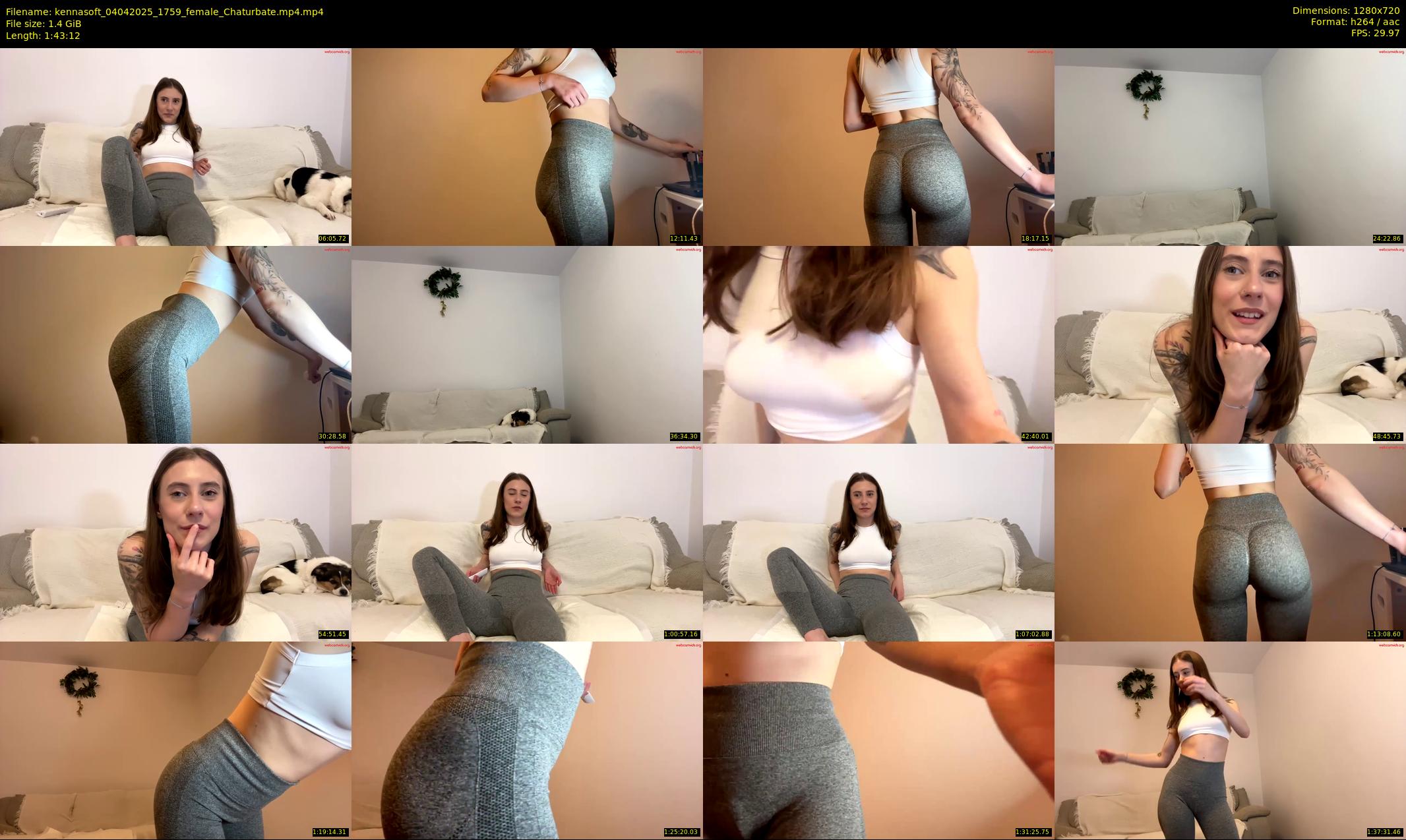 kennasoft — 104 minute Chaturbate female cam show recording, 720p, Apr 4, 2025