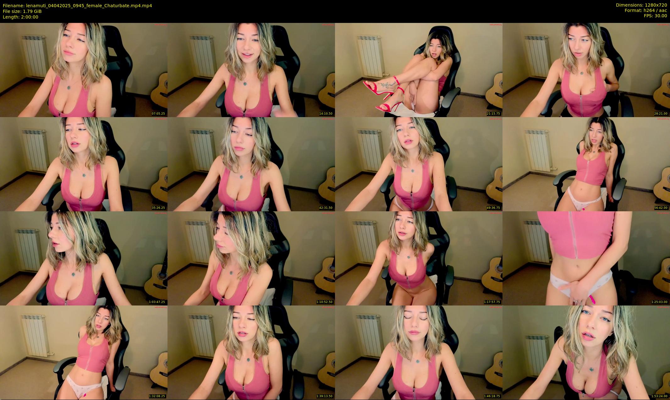 lenamuti — 120 minute Chaturbate female cam show recording, 720p, Apr 4, 2025