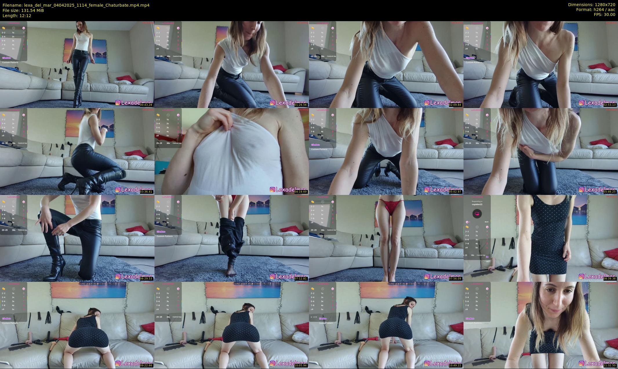 lexa_del_mar — 13 minute Chaturbate female cam show recording, 720p, Apr 4, 2025