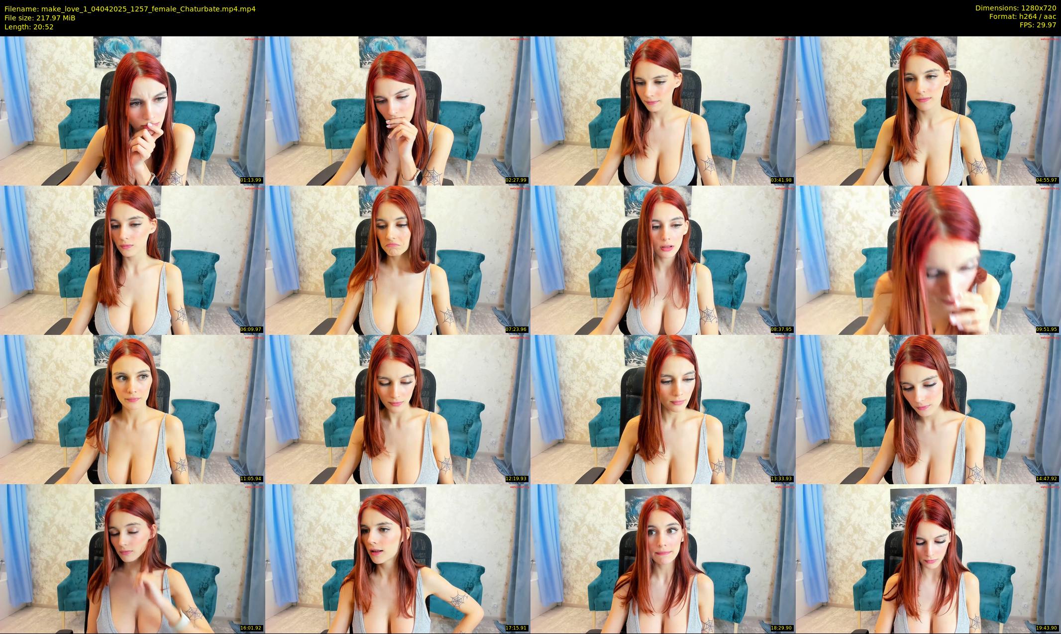 make_love_1 — 21 minute Chaturbate female cam show recording, 720p, Apr 4, 2025