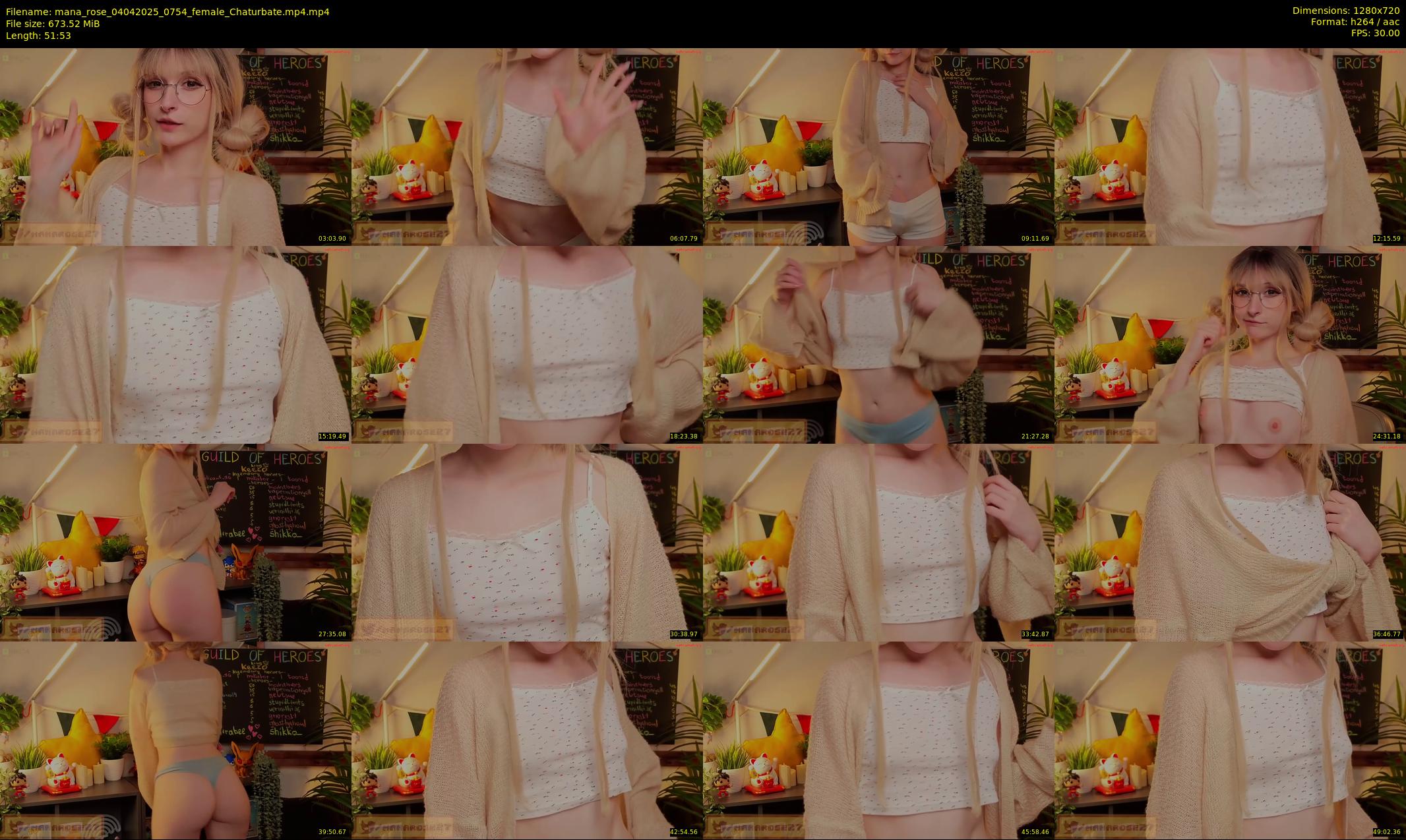mana_rose — 52 minute Chaturbate female cam show recording, 720p, Apr 4, 2025
