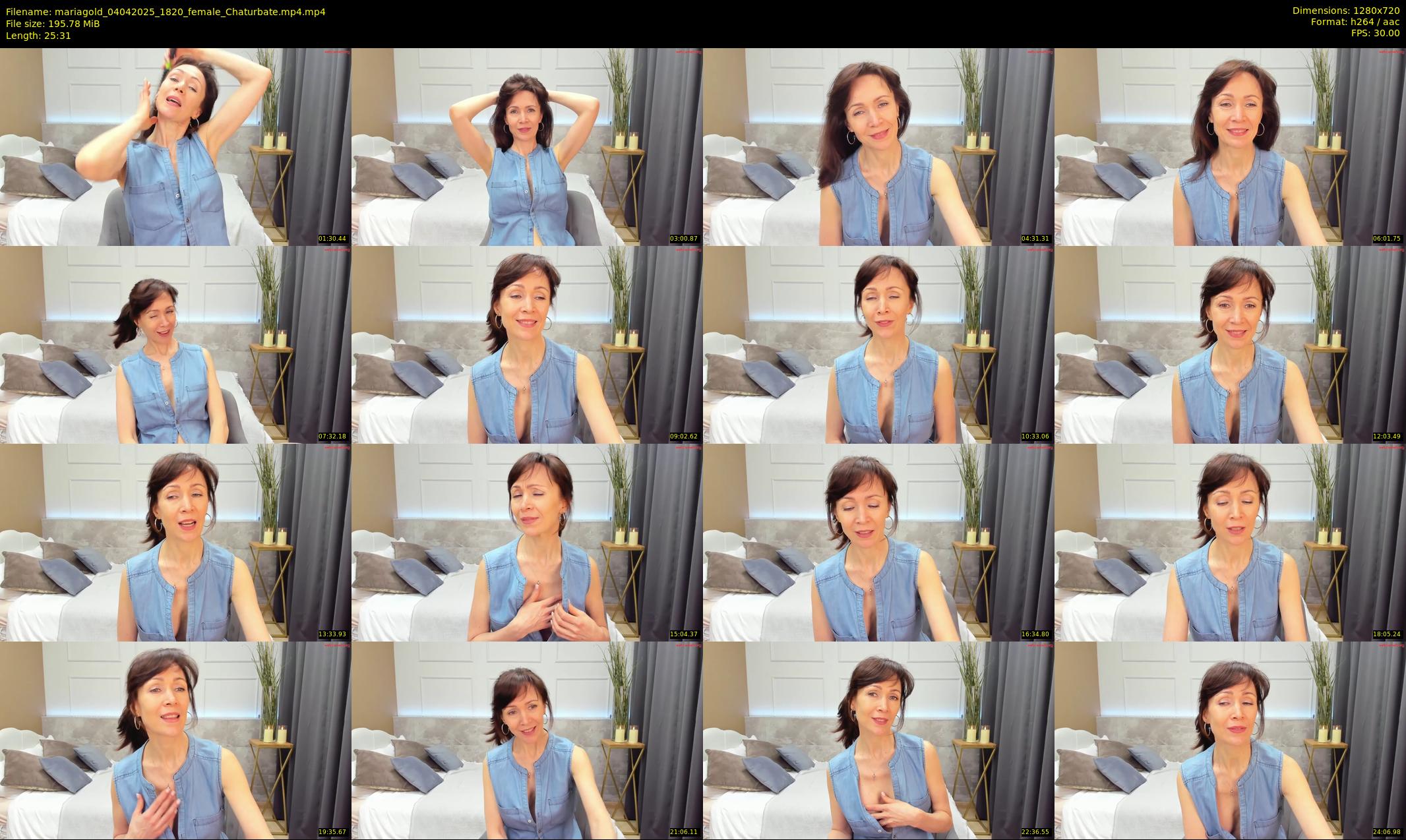 mariagold — 26 minute Chaturbate female cam show recording, 720p, Apr 4, 2025