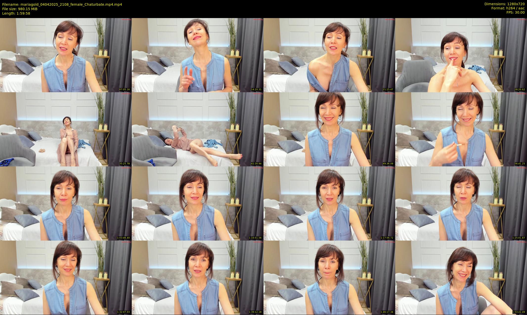 mariagold — 120 minute Chaturbate female cam show recording, 720p, Apr 4, 2025