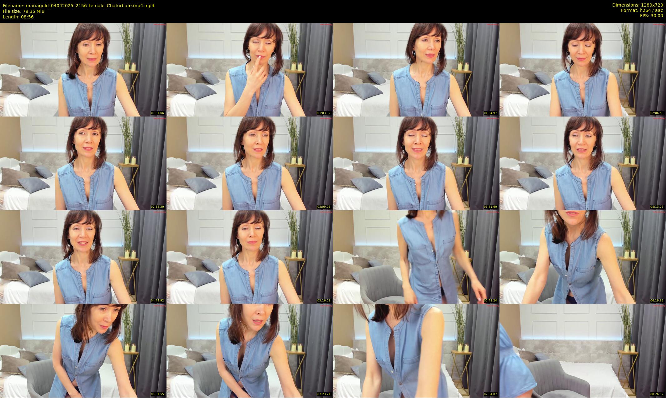 mariagold — 9 minute Chaturbate female cam show recording, 720p, Apr 4, 2025