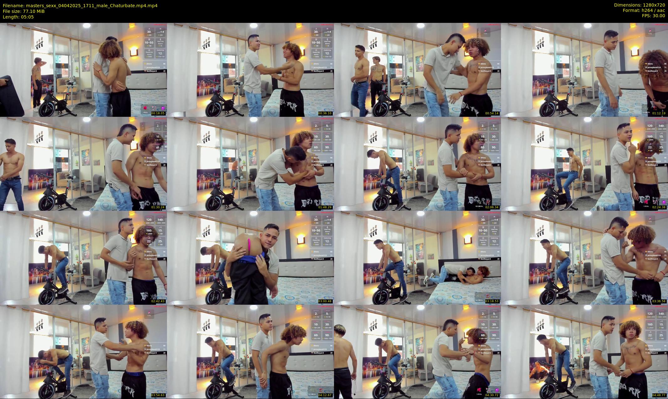 masters_sexx — 6 minute Chaturbate male cam show recording, 720p, Apr 4, 2025
