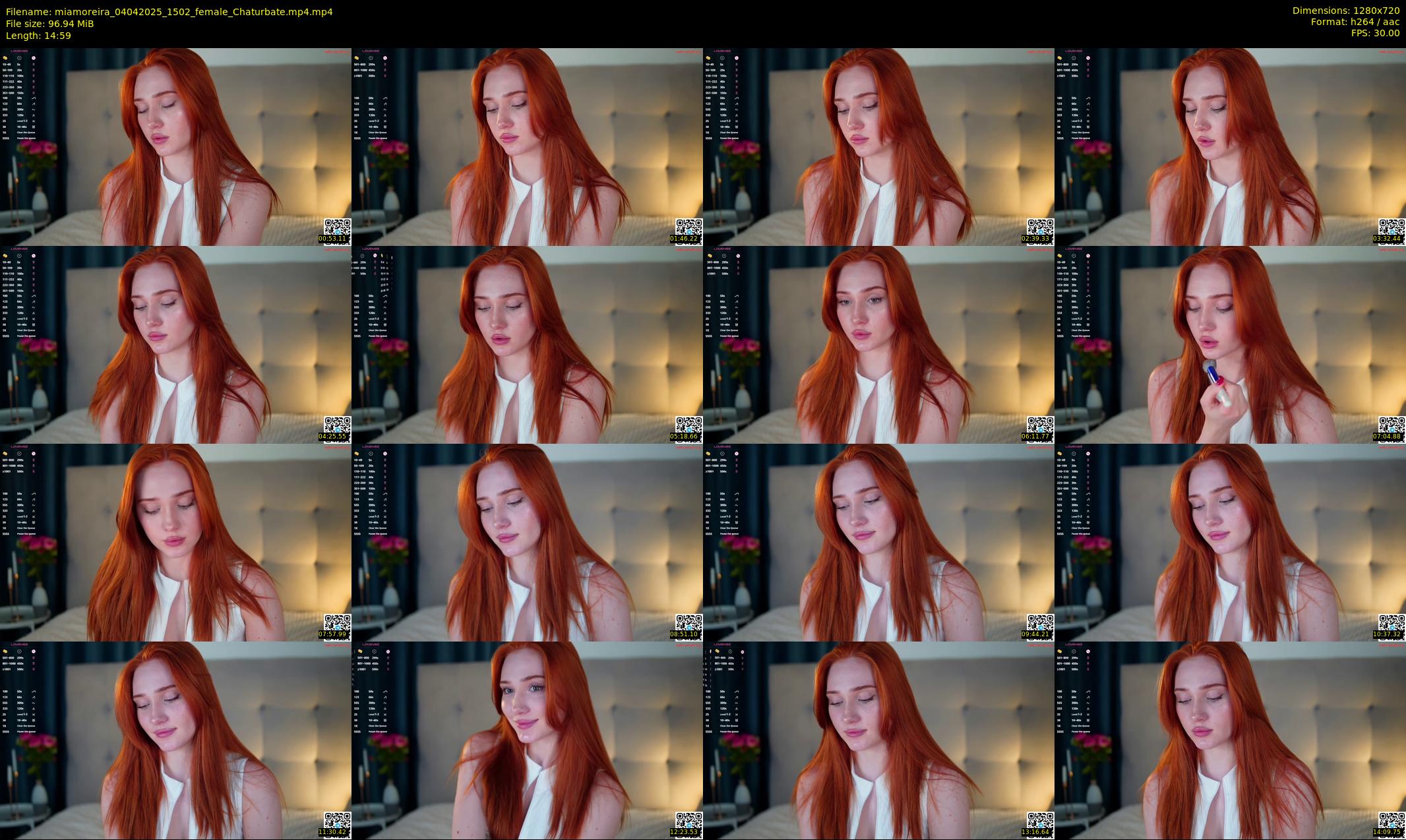 miamoreira — 15 minute Chaturbate female cam show recording, 720p, Apr 4, 2025