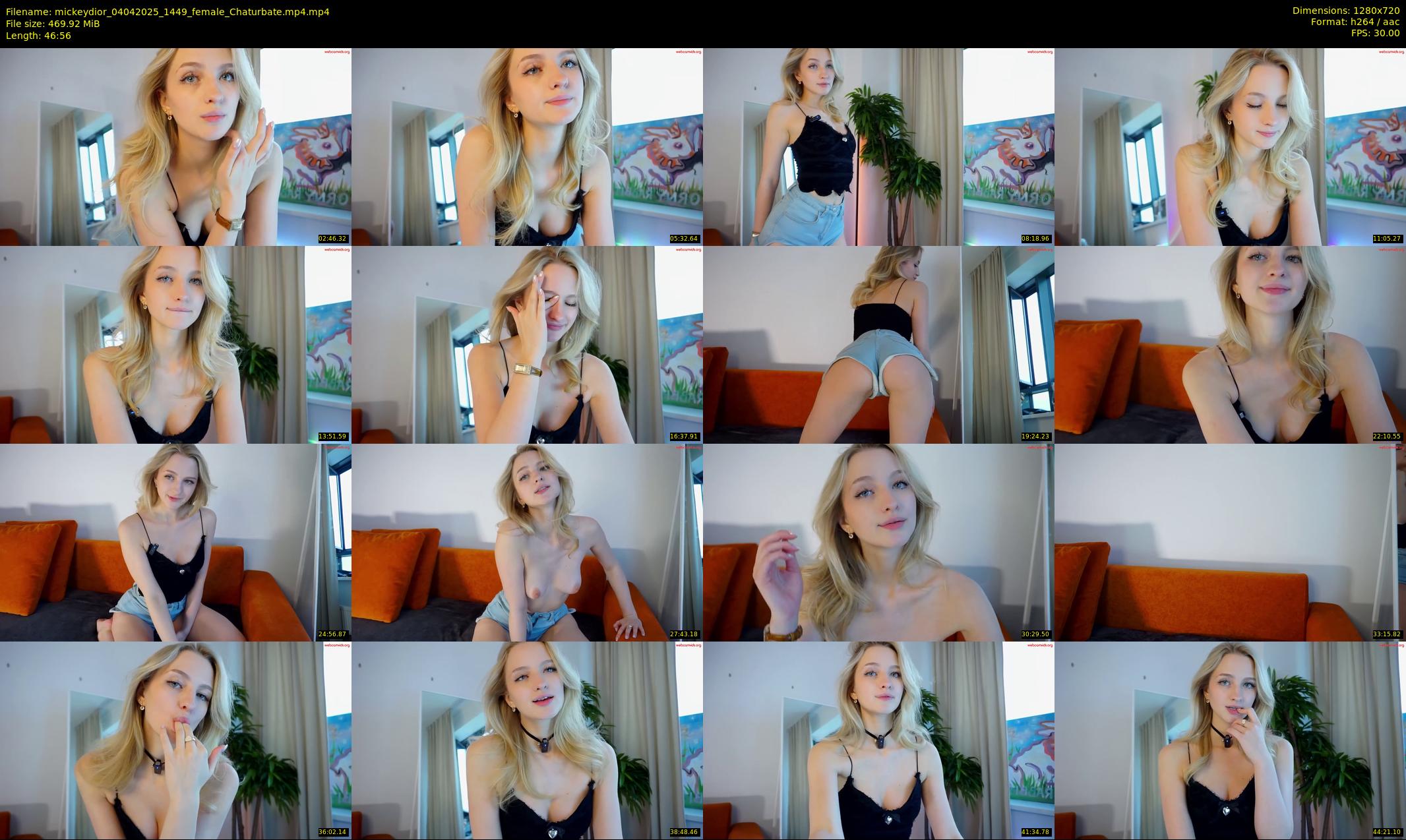 mickeydior — 47 minute Chaturbate female cam show recording, 720p, Apr 4, 2025