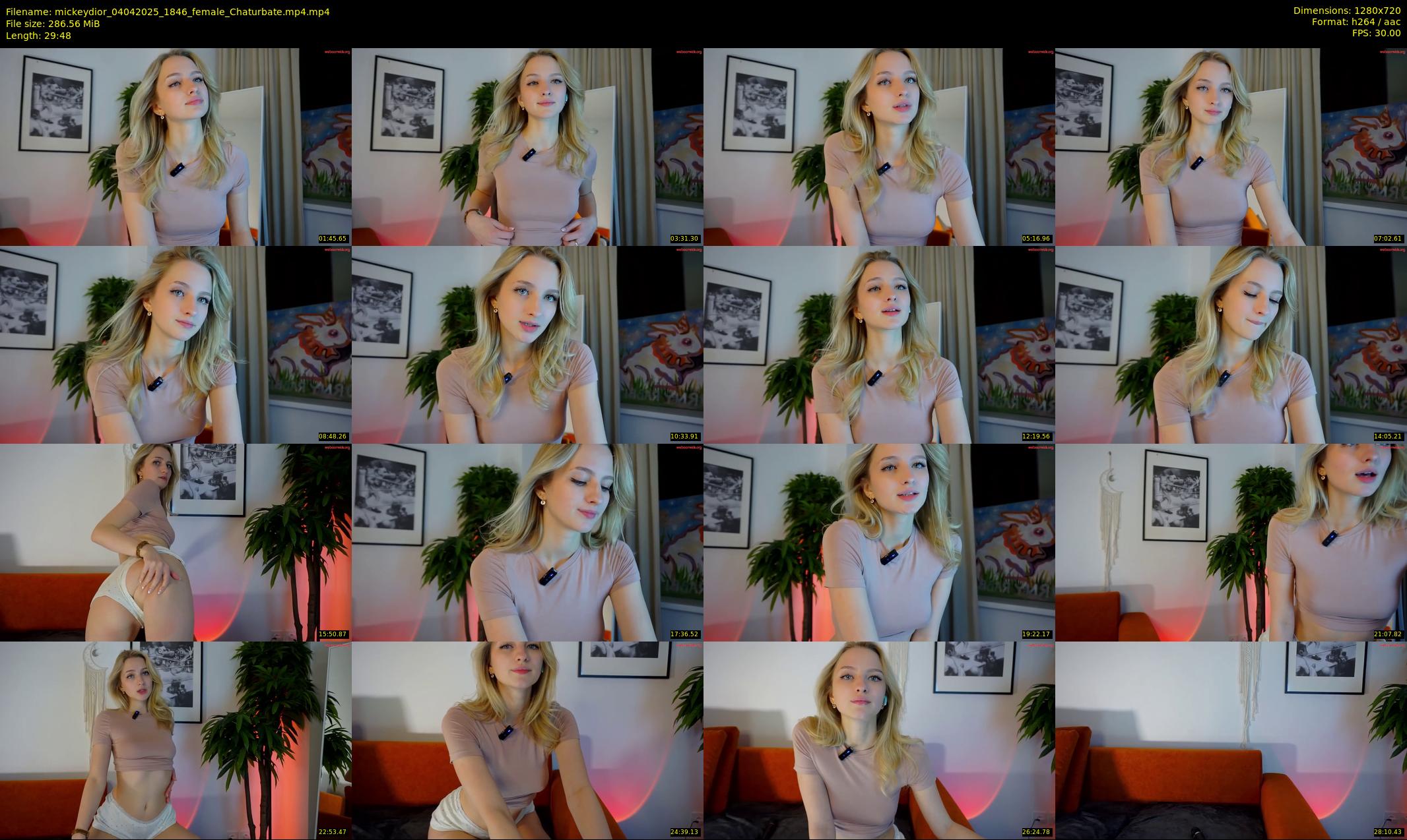 mickeydior — 30 minute Chaturbate female cam show recording, 720p, Apr 4, 2025