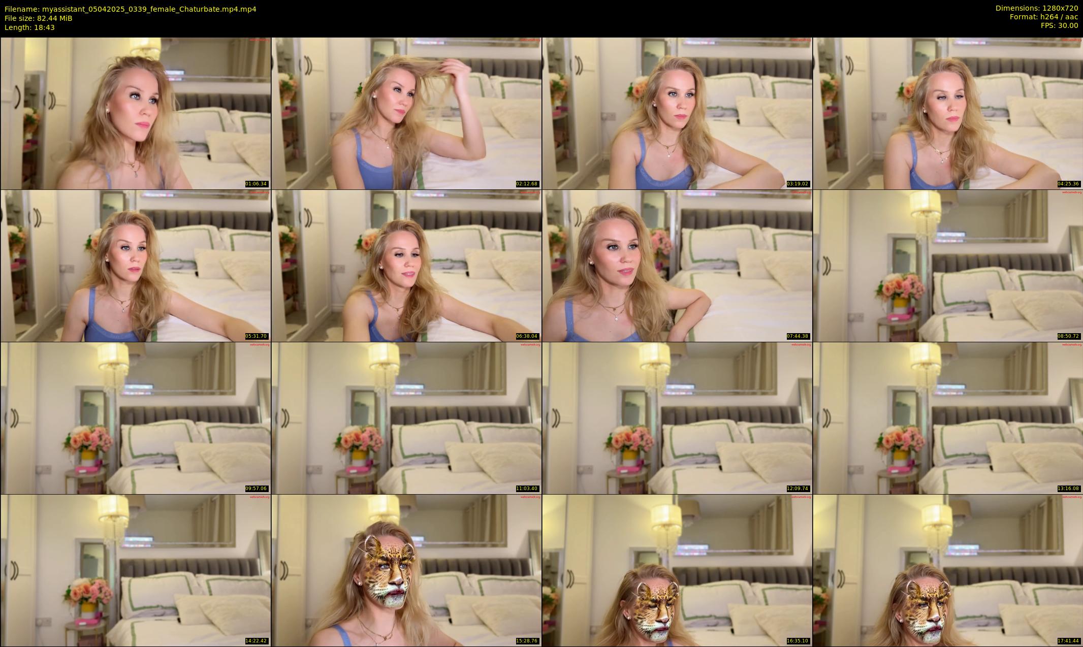 myassistant — 19 minute Chaturbate female cam show recording, 720p, Apr 5, 2025