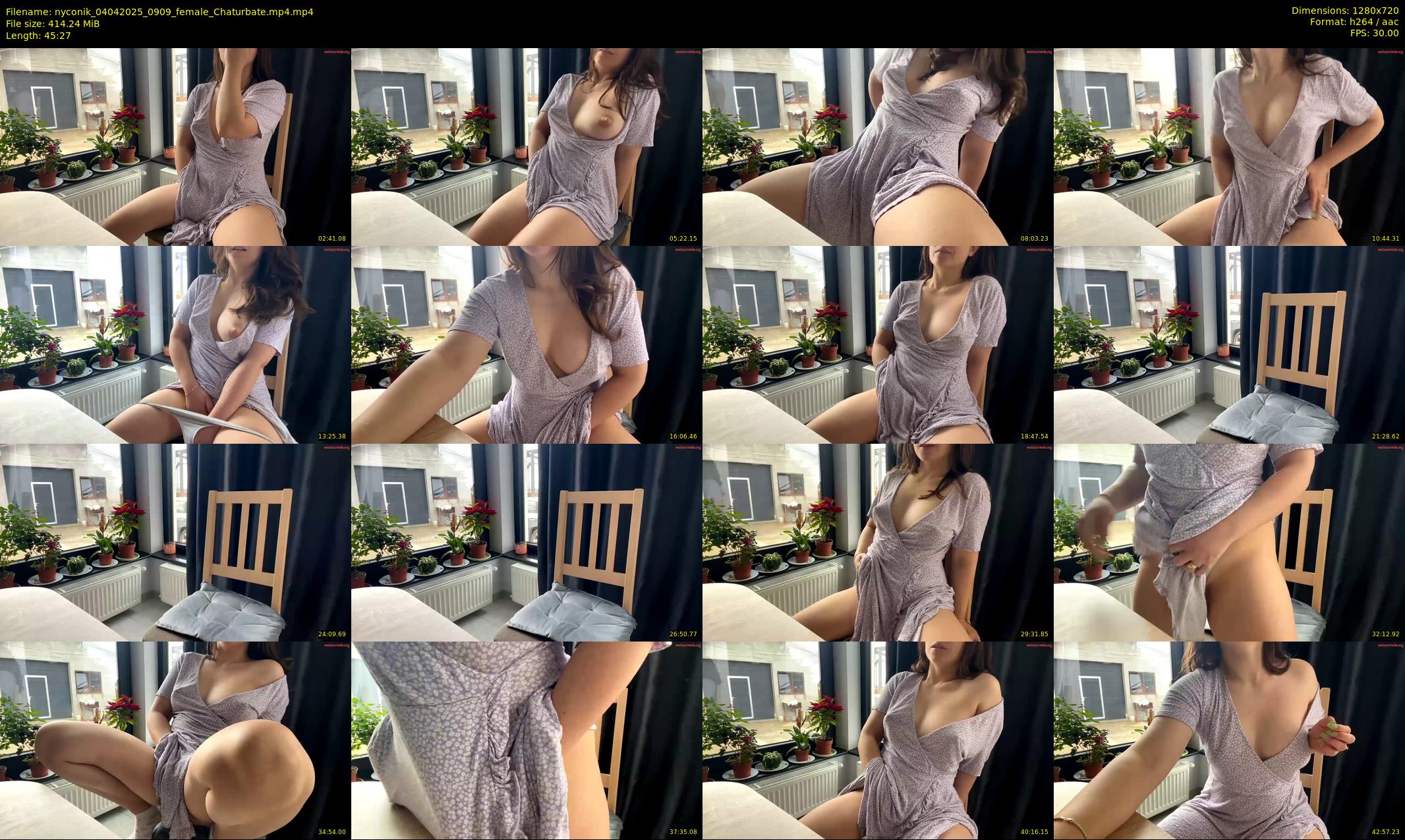 nyconik — 46 minute Chaturbate female cam show recording, 720p, Apr 4, 2025