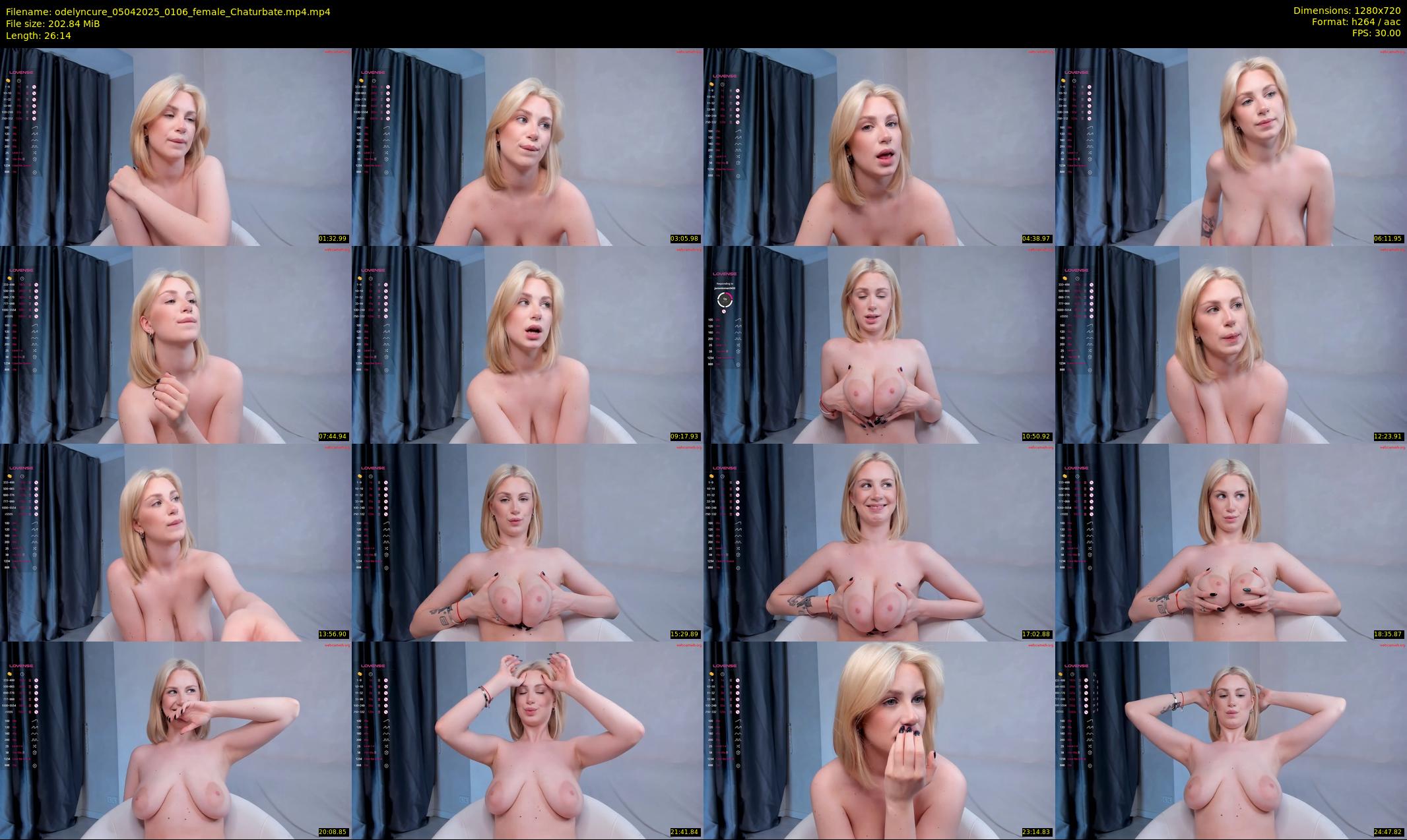 odelyncure — 27 minute Chaturbate female cam show recording, 720p, Apr 5, 2025