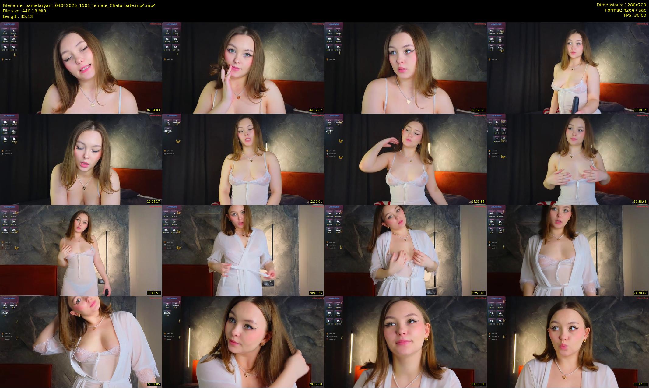 pamelaryant — 36 minute Chaturbate female cam show recording, 720p, Apr 4, 2025