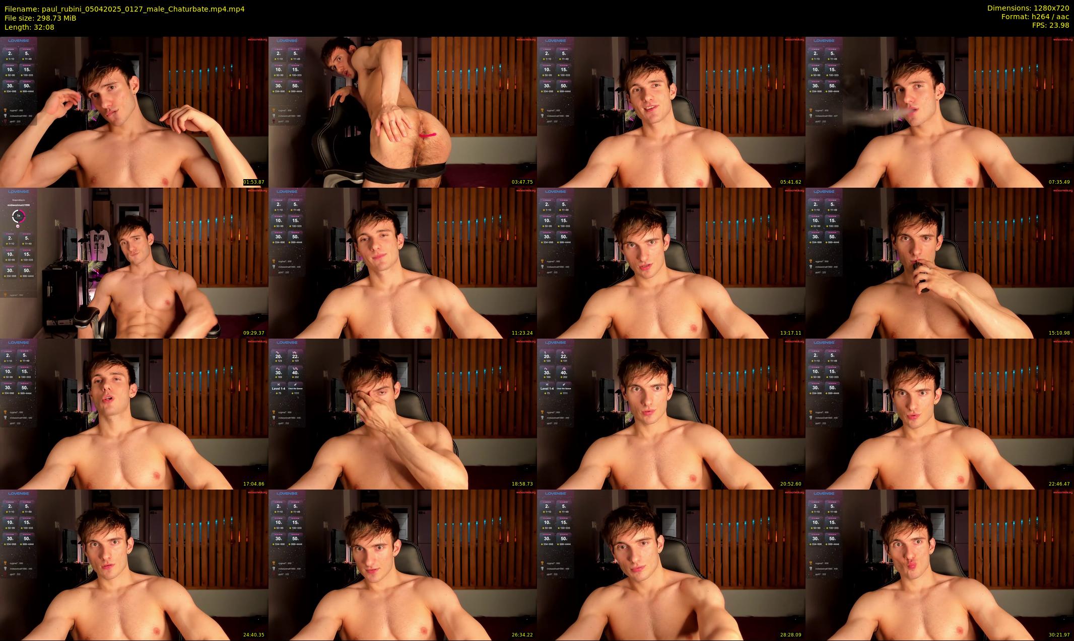 paul_rubini — 33 minute Chaturbate male cam show recording, 720p, Apr 5, 2025