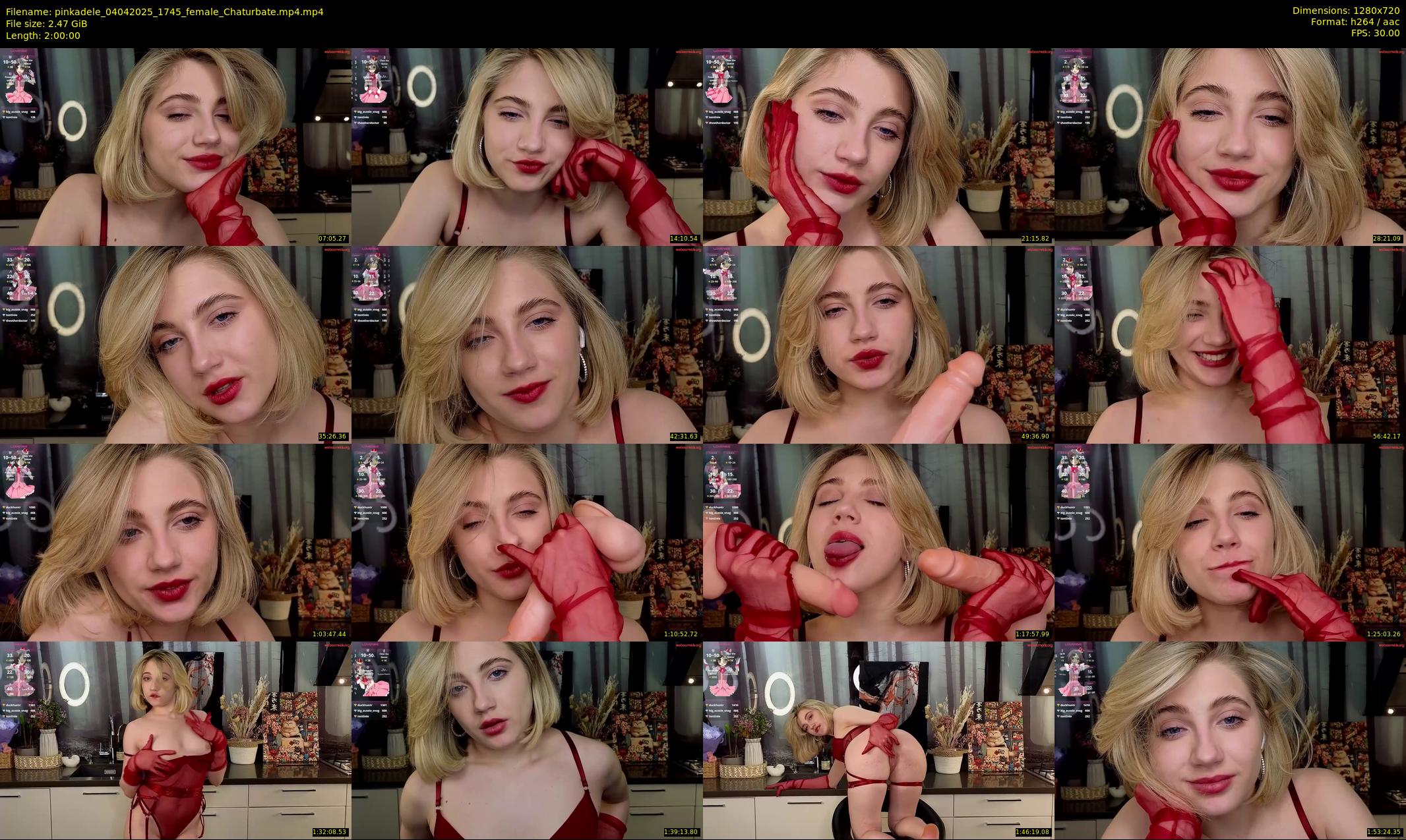 pinkadele — 120 minute Chaturbate female cam show recording, 720p, Apr 4, 2025
