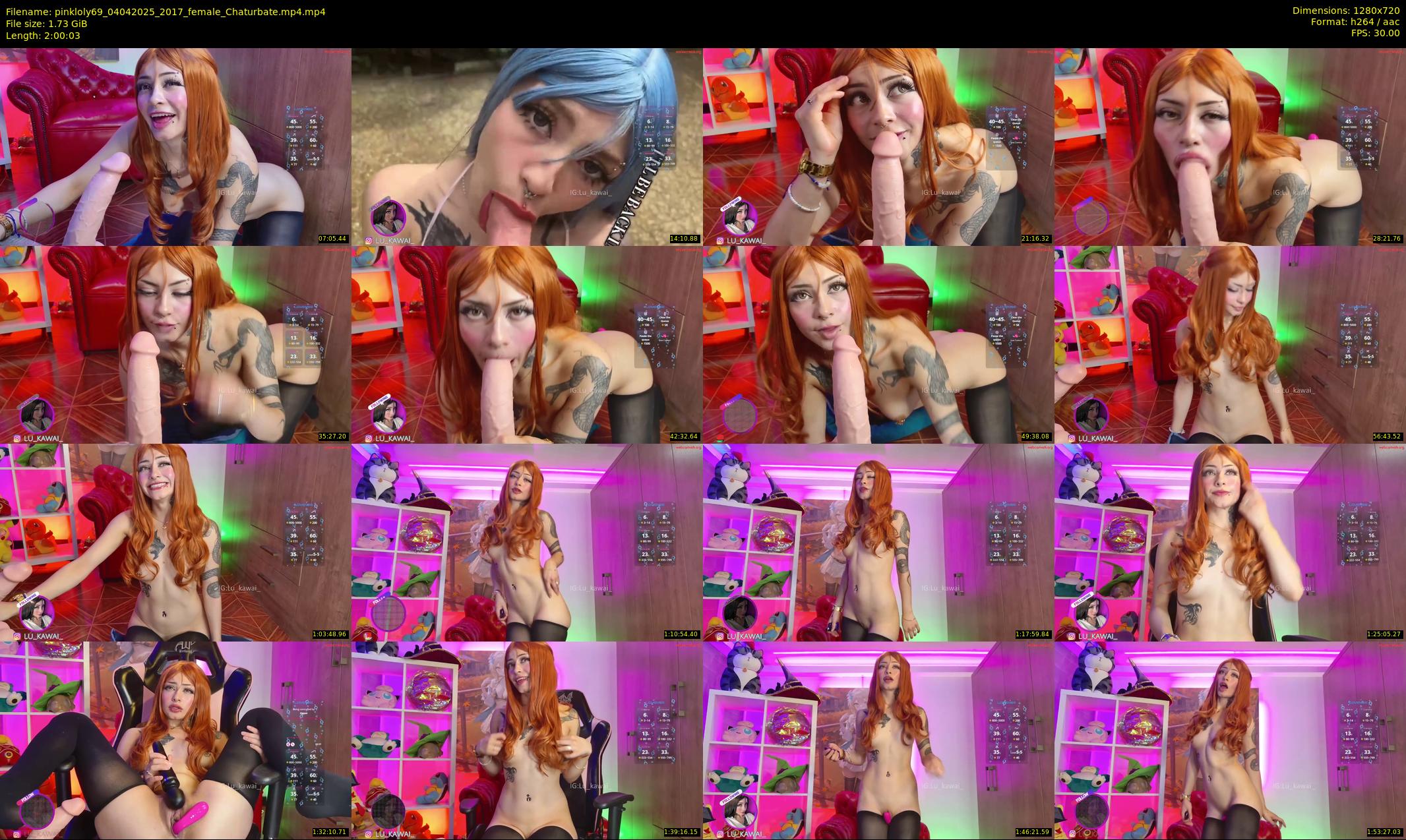 pinkloly69 — 121 minute Chaturbate female cam show recording, 720p, Apr 4, 2025