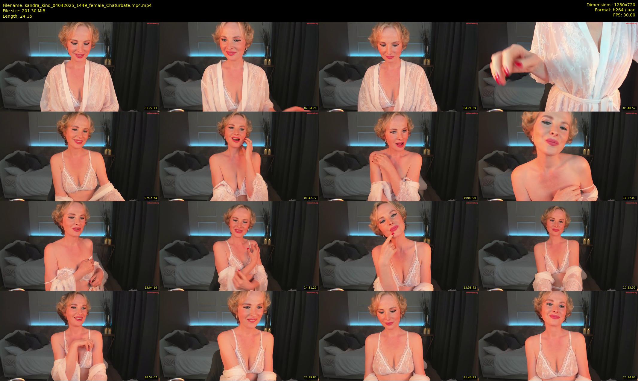 sandra_kind — 25 minute Chaturbate female cam show recording, 720p, Apr 4, 2025