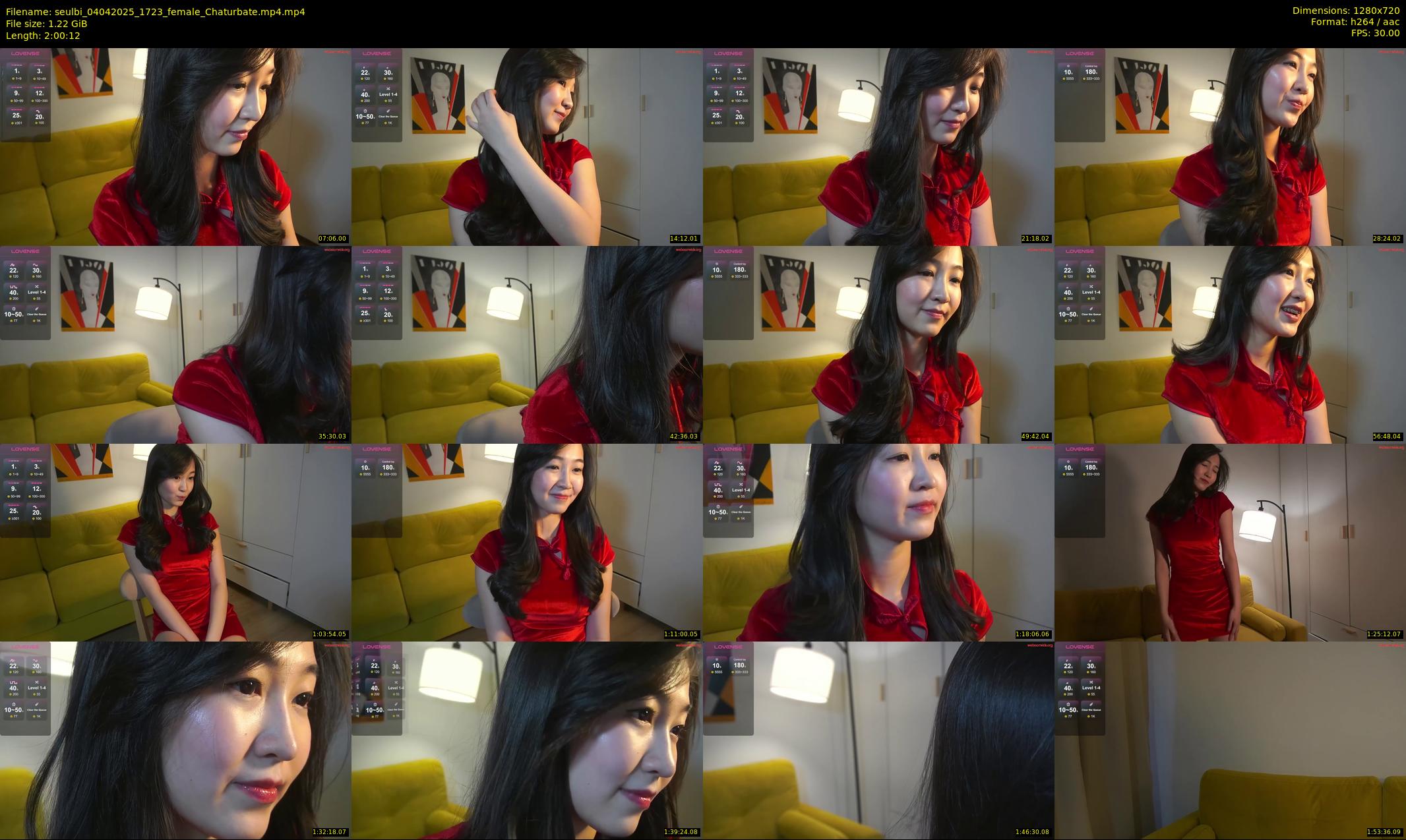 seulbi — 121 minute Chaturbate female cam show recording, 720p, Apr 4, 2025