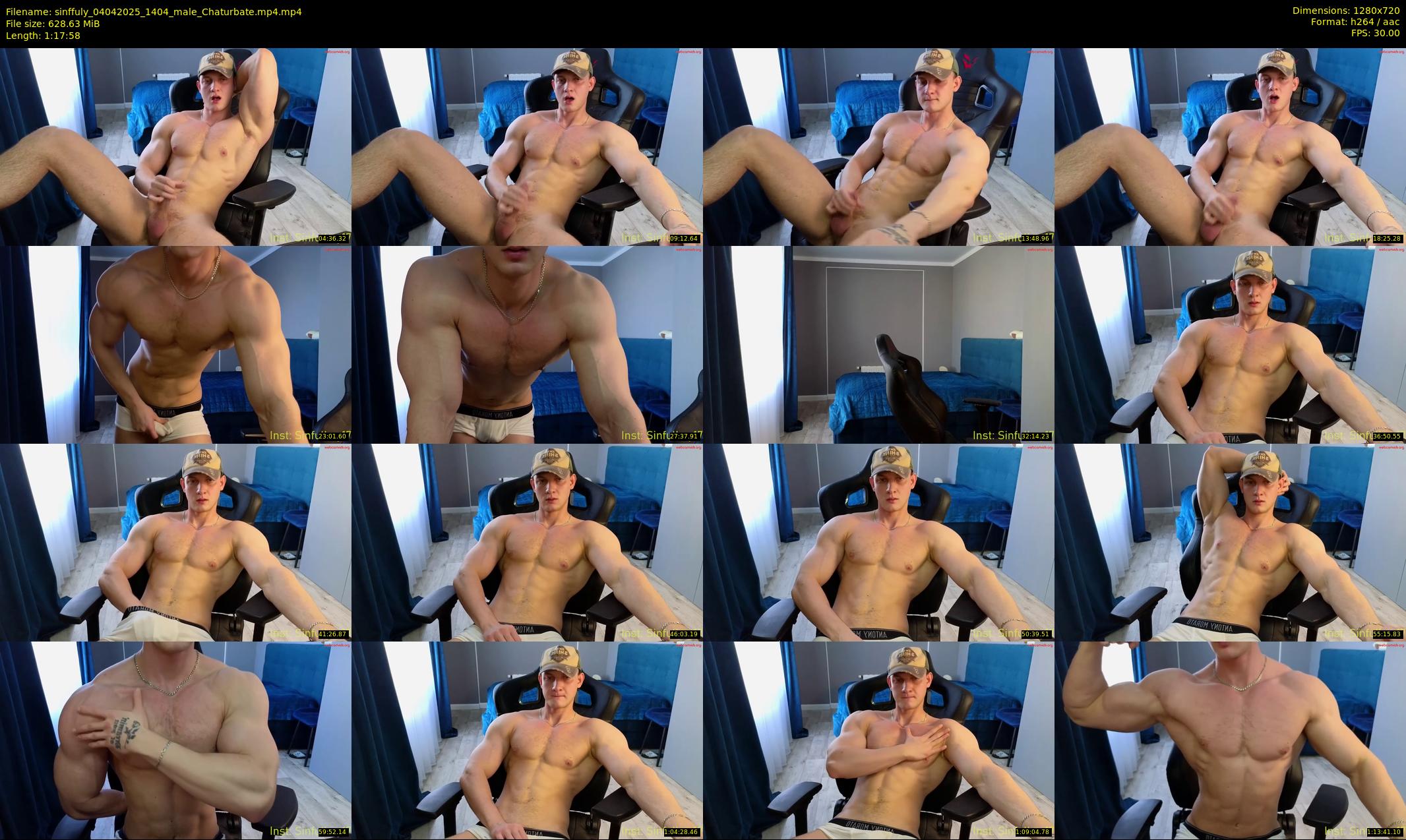 sinffuly — 78 minute Chaturbate male cam show recording, 720p, Apr 4, 2025