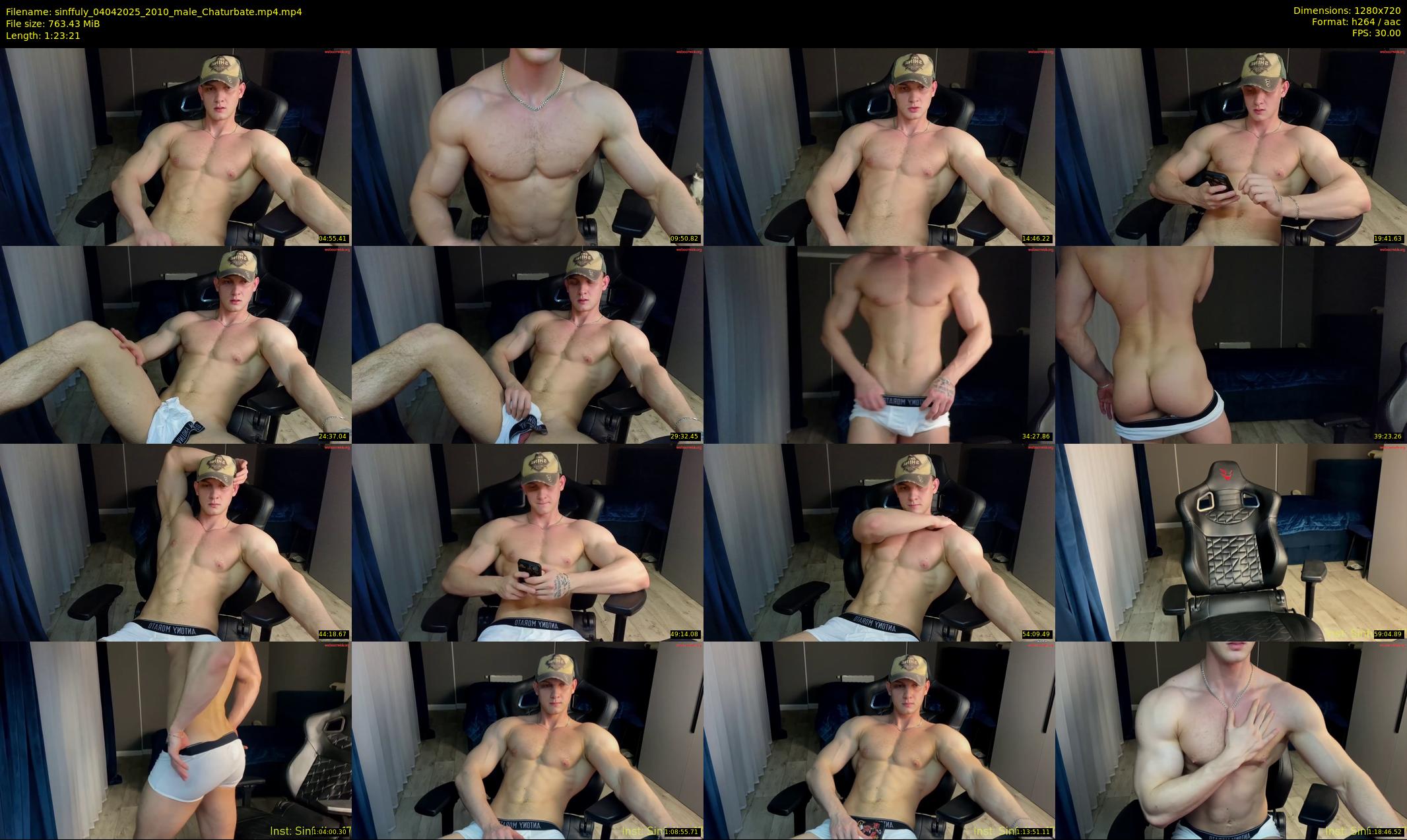 sinffuly — 84 minute Chaturbate male cam show recording, 720p, Apr 4, 2025
