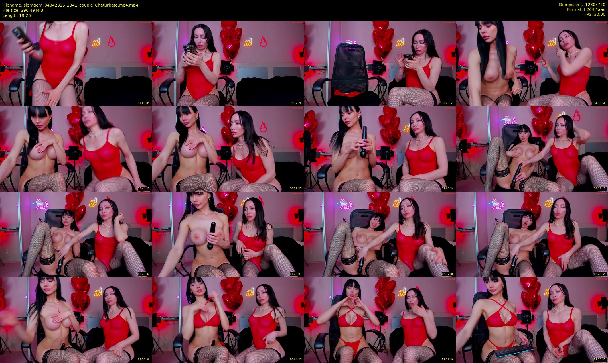 slemgem — 20 minute Chaturbate couple cam show recording, 720p, Apr 4, 2025